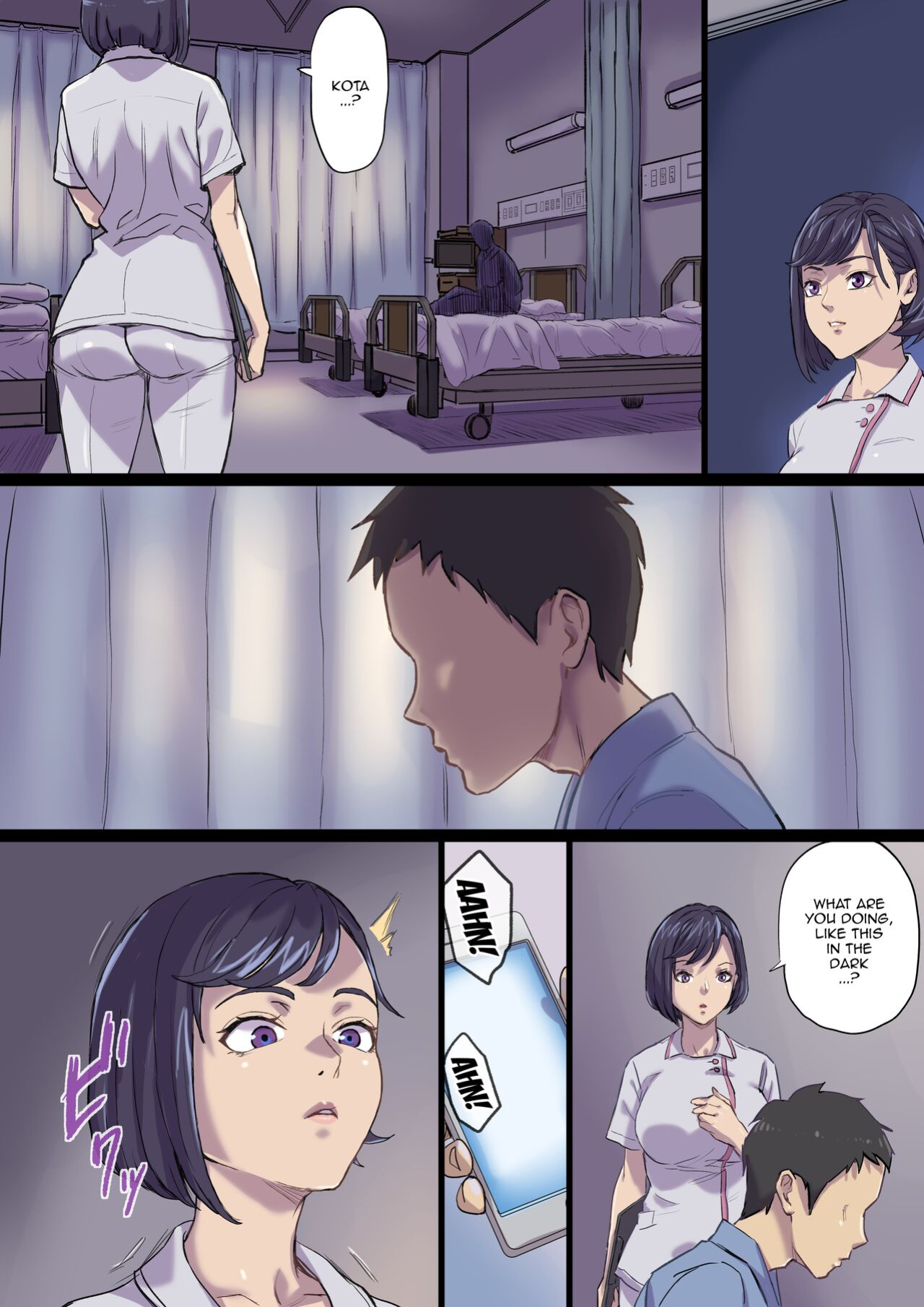 [Papuka (Shibire Hitsuji)] Zoku Tonari no Bed de Netorareru Kangoshi Jukubo / The MILF Nurse Cuckolded Gets Taken Away In The Bed Next To Mine - Continuation