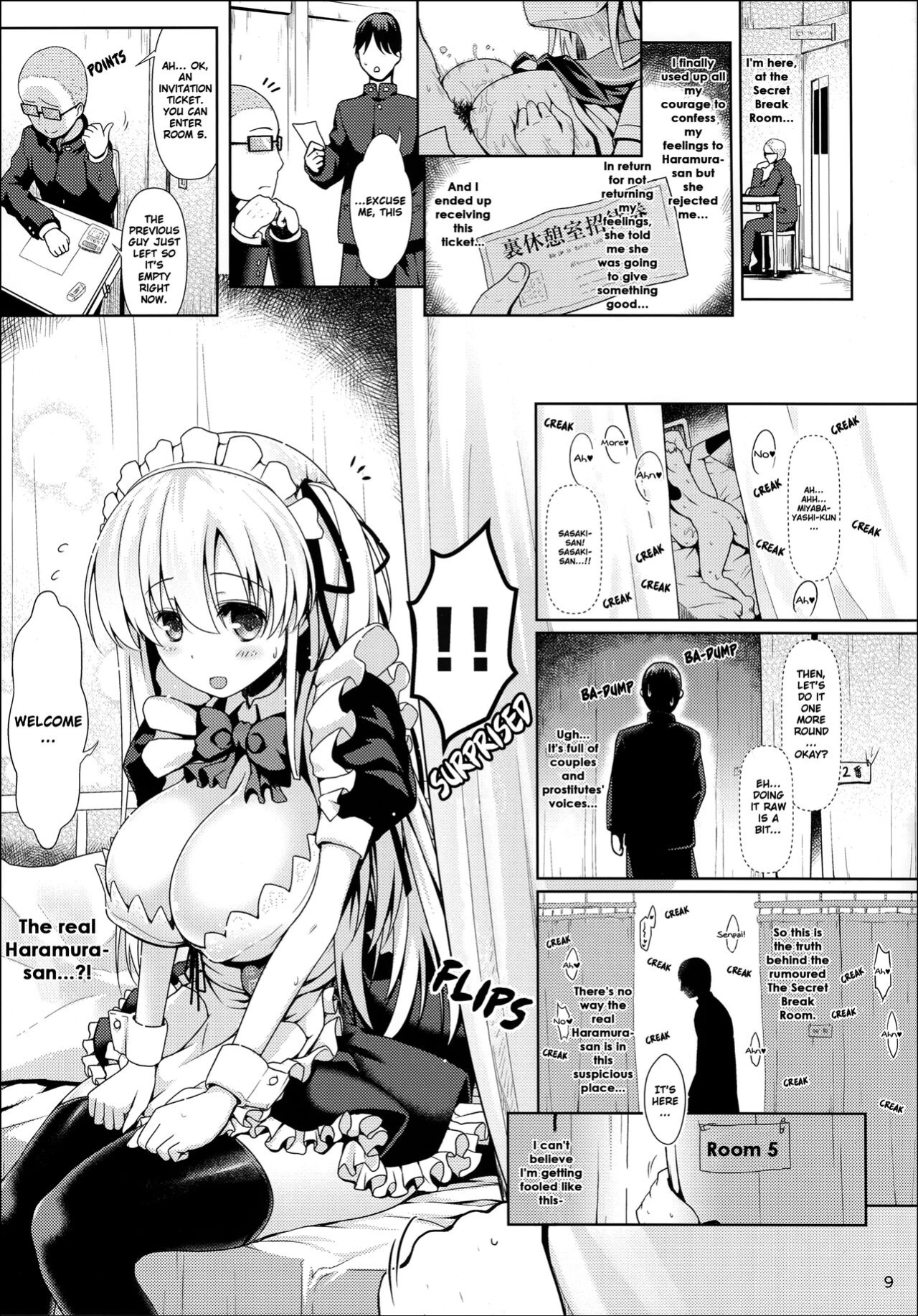 (COMIC1☆9) [SSB (Maririn)] Nodocchi to Yareru Uwasa no Gakusai Yaribeya (Saki) [EHCOVE]
