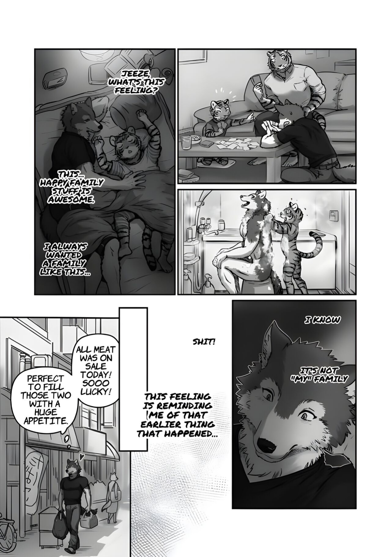 [Maririn (Korirouan)] Wolf Teacher & Tiger Daddy 1/2 HR [ENG] + Scraps