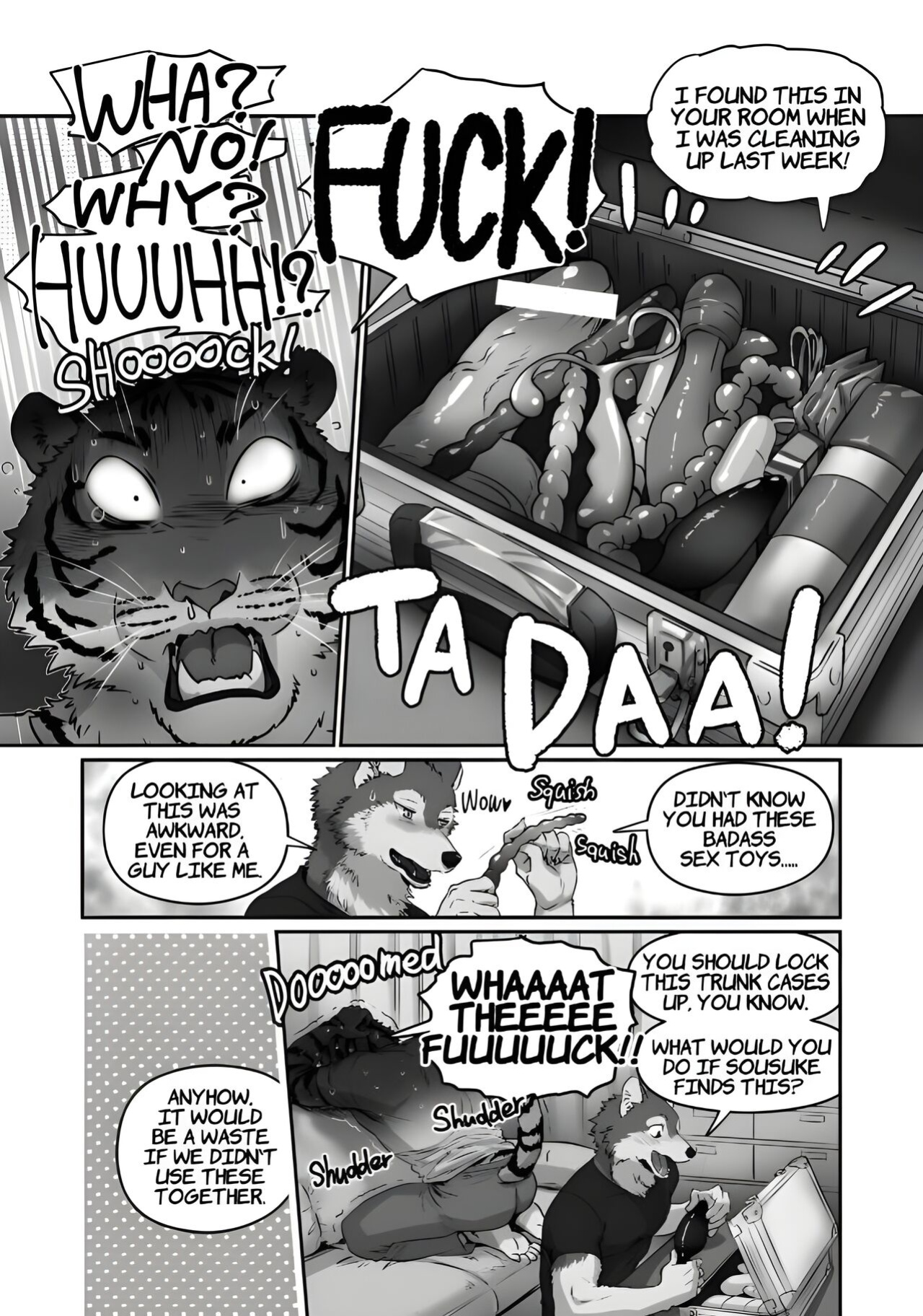 [Maririn (Korirouan)] Wolf Teacher & Tiger Daddy 1/2 HR [ENG] + Scraps