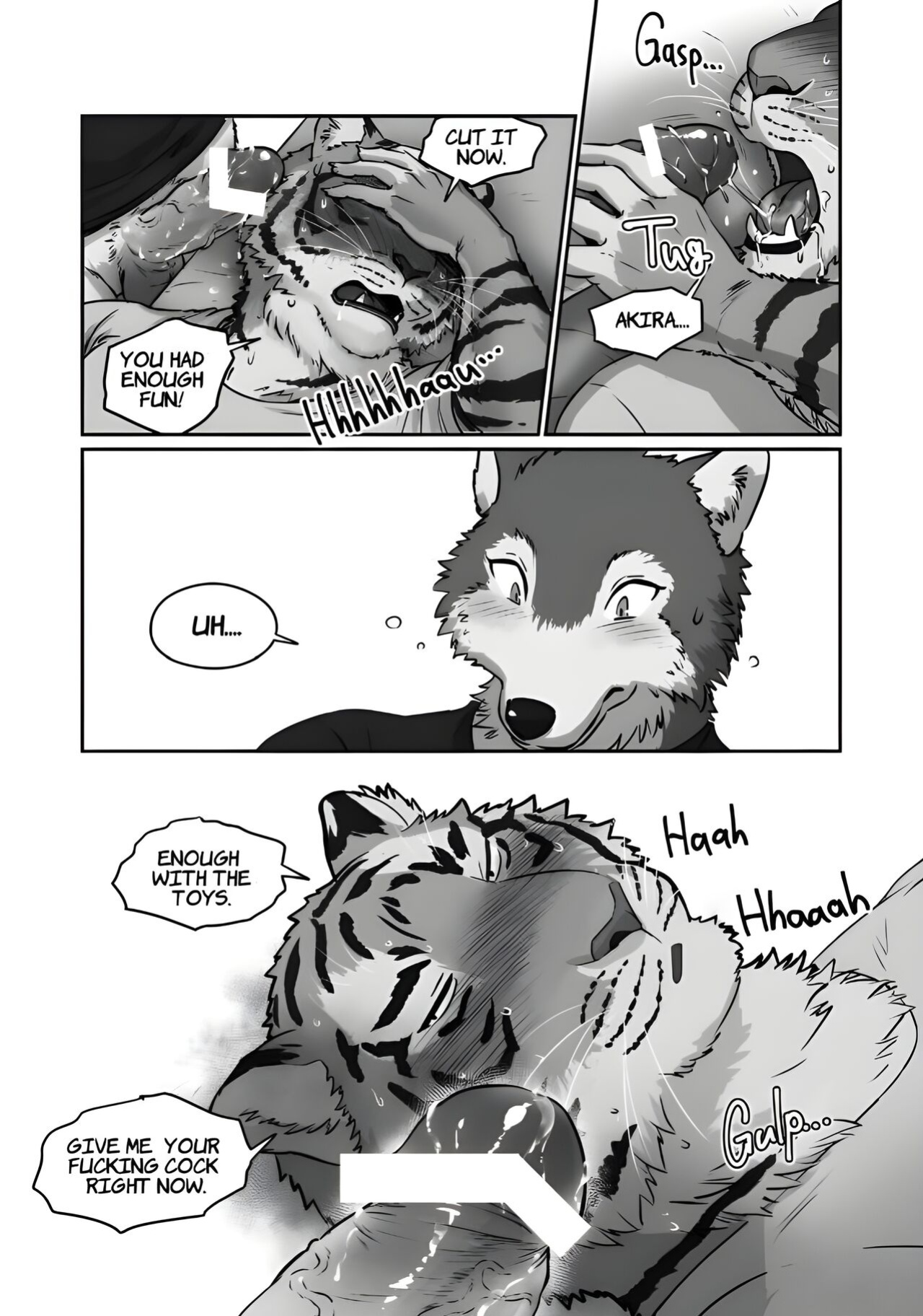 [Maririn (Korirouan)] Wolf Teacher & Tiger Daddy 1/2 HR [ENG] + Scraps