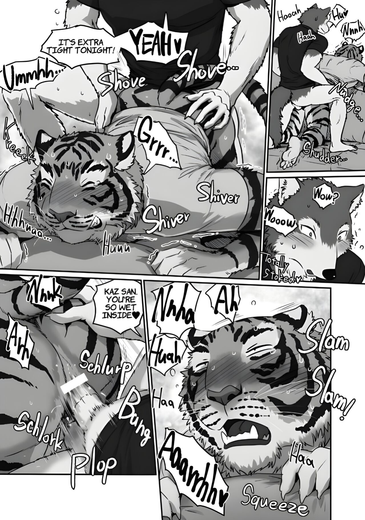 [Maririn (Korirouan)] Wolf Teacher & Tiger Daddy 1/2 HR [ENG] + Scraps