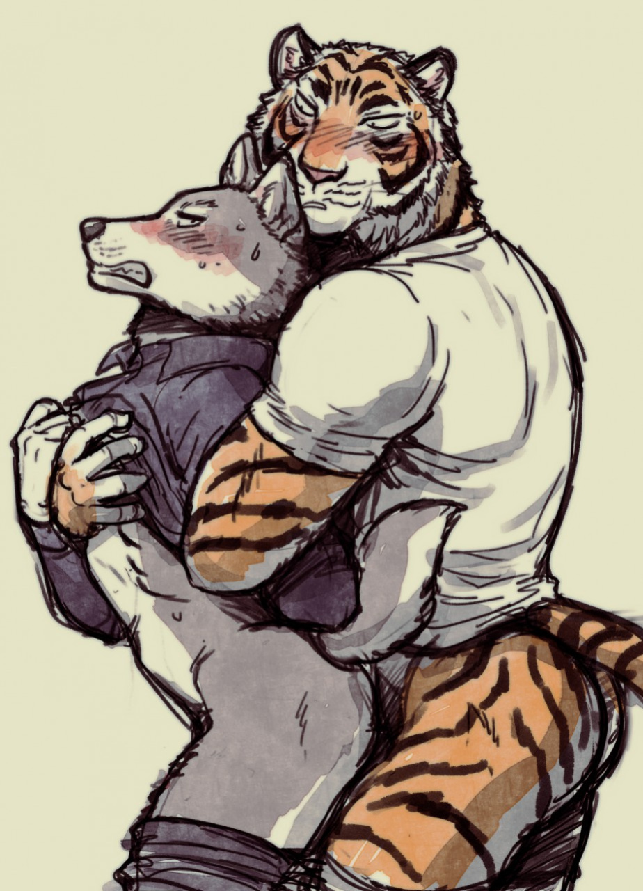 [Maririn (Korirouan)] Wolf Teacher & Tiger Daddy 1/2 HR [ENG] + Scraps