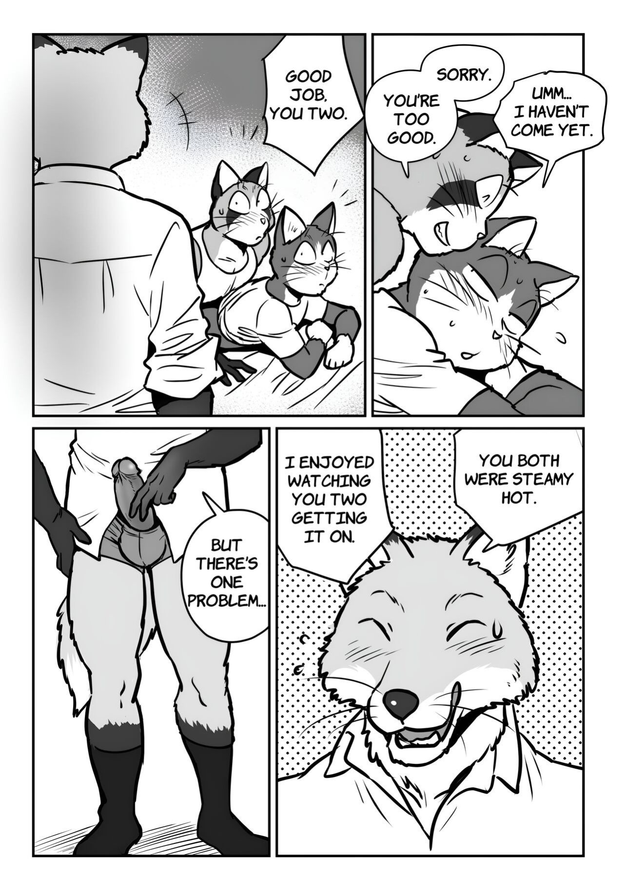 [Maririn (Korirouan)] Neko X Neko 1-4 HR [ENG] + Scraps