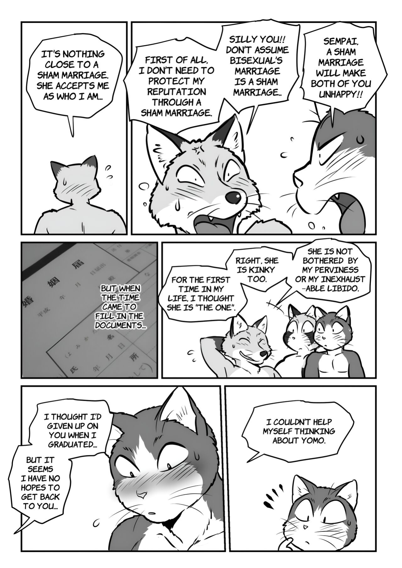 [Maririn (Korirouan)] Neko X Neko 1-4 HR [ENG] + Scraps