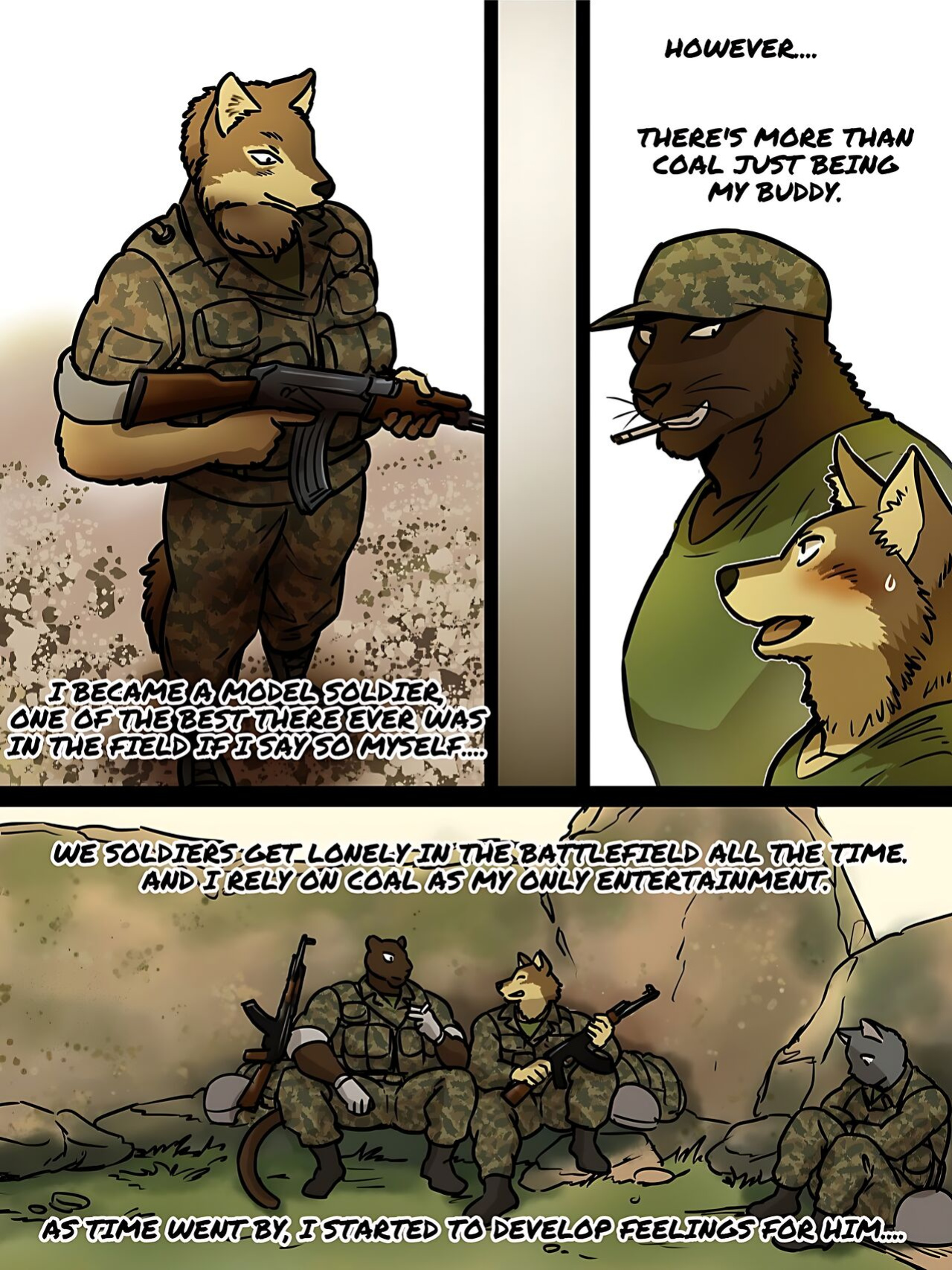 [Maririn (Korirouan)] Brother in arms 1 (V.2014+V.2017) & 2 + Secret Midnight Training HR [ENG] + Scraps
