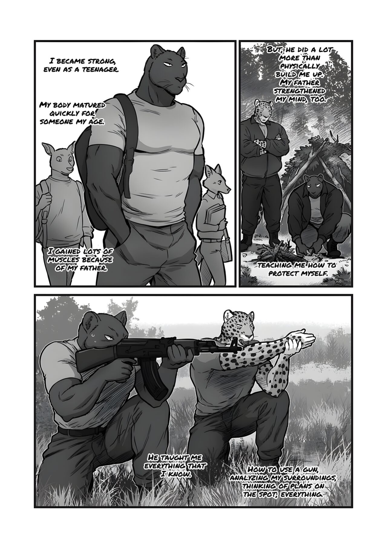 [Maririn (Korirouan)] Brother in arms 1 (V.2014+V.2017) & 2 + Secret Midnight Training HR [ENG] + Scraps