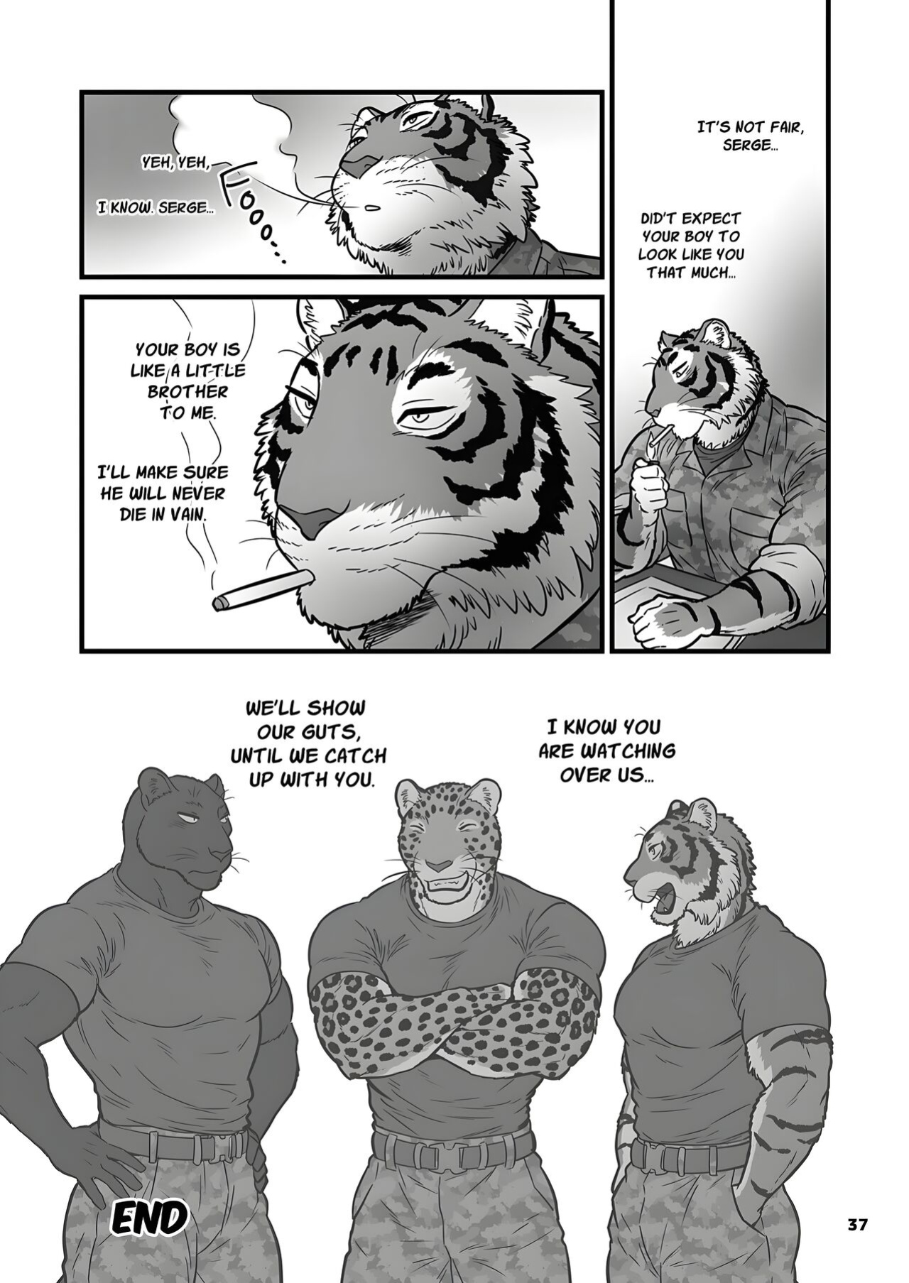 [Maririn (Korirouan)] Brother in arms 1 (V.2014+V.2017) & 2 + Secret Midnight Training HR [ENG] + Scraps