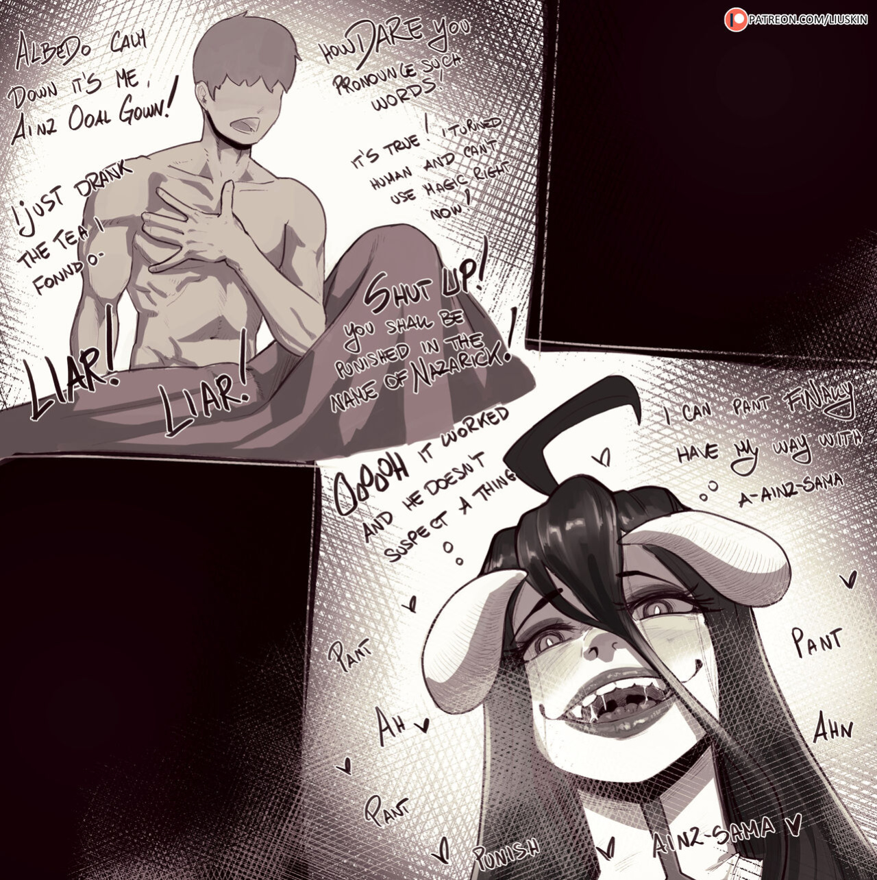 [Liuskin] Albedo Couldn't Take It Anymore (Overlord)