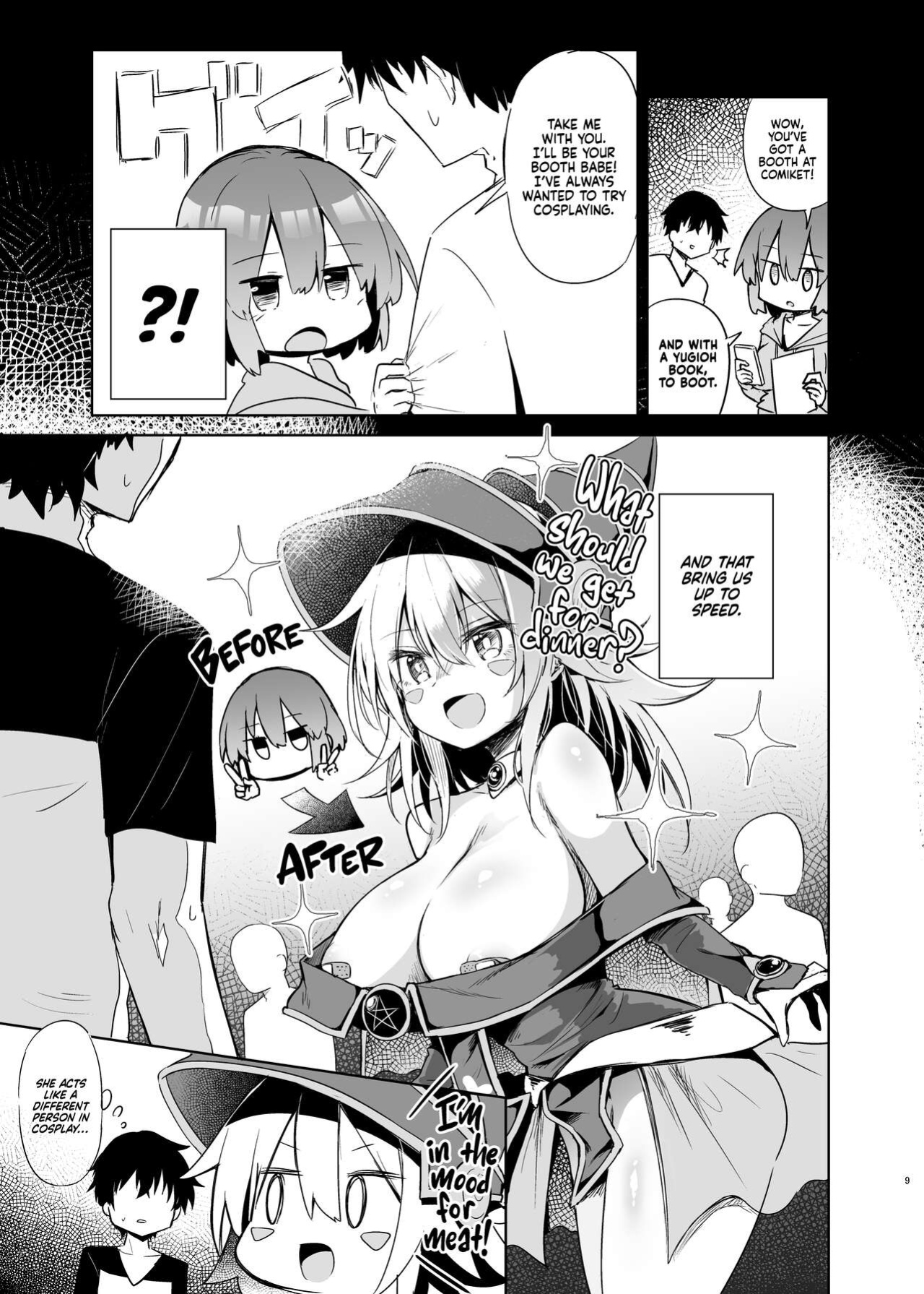[Arutana (Chipa)] Black Magician Girl Cosplayer to Off-Pako Sex | Fucking a Dark Magician Girl Cosplayer (Yu-Gi-Oh!) [Xzosk]