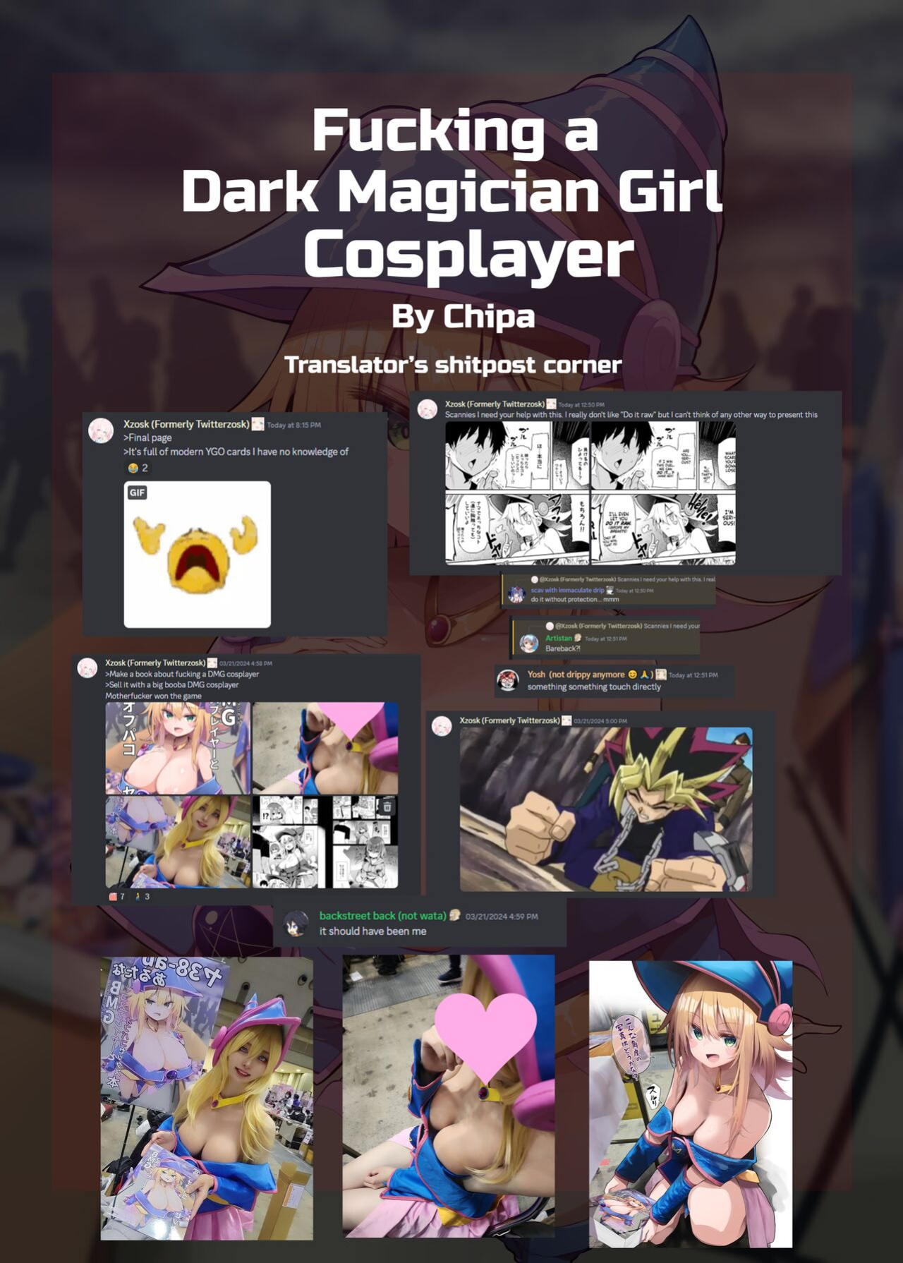 [Arutana (Chipa)] Black Magician Girl Cosplayer to Off-Pako Sex | Fucking a Dark Magician Girl Cosplayer (Yu-Gi-Oh!) [Xzosk]