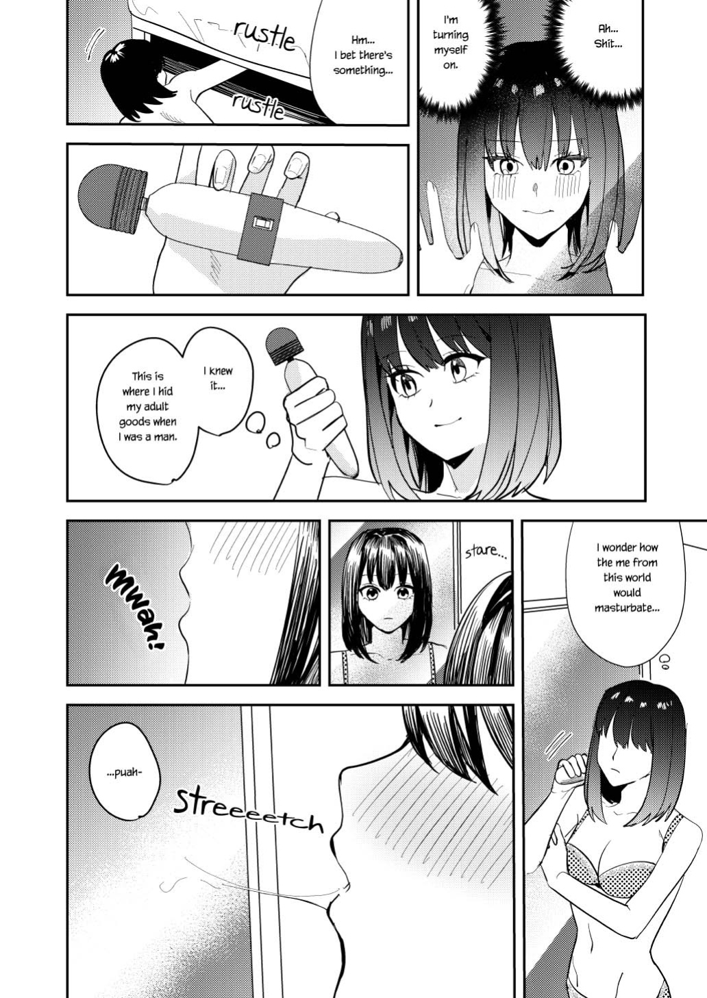 [TSF Mousou Chikusekijo (Minaduki Nanana, Betty)] Ore wa Kagami no Kuni de Onna ni Kawaru ~Seibetsu Hanten Sekai de Onna no Kaikan o Musaboru Hanashi~ {Sankaku}