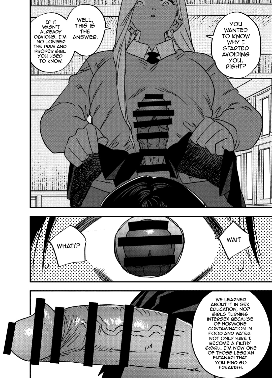 [Tosha Pink (Chimeda)] I Couldn't Refuse the Gyaru's Cock [Futanari Gyaru x Disciplinary Committee Officer]