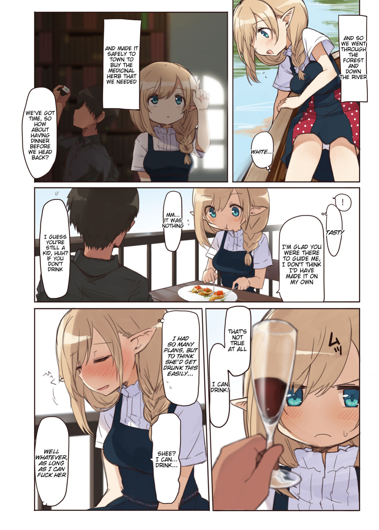 [Yeast House (Pan Koojo)] Elf to Iku Machi. - Town with Elves [Tigoris Translates]