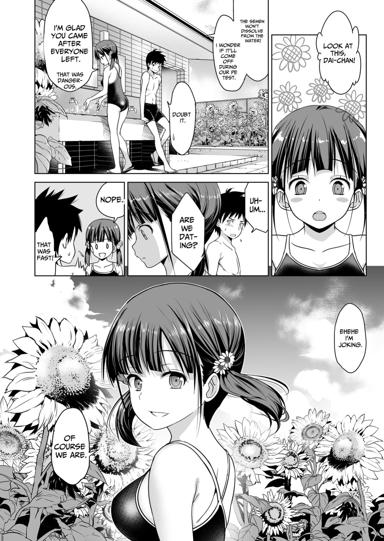 [Himawari Hanabi (Wakana Hanabi)] Shishunki to Honki Sex | Serious Summer Sex At The Pool [spaceMoose]