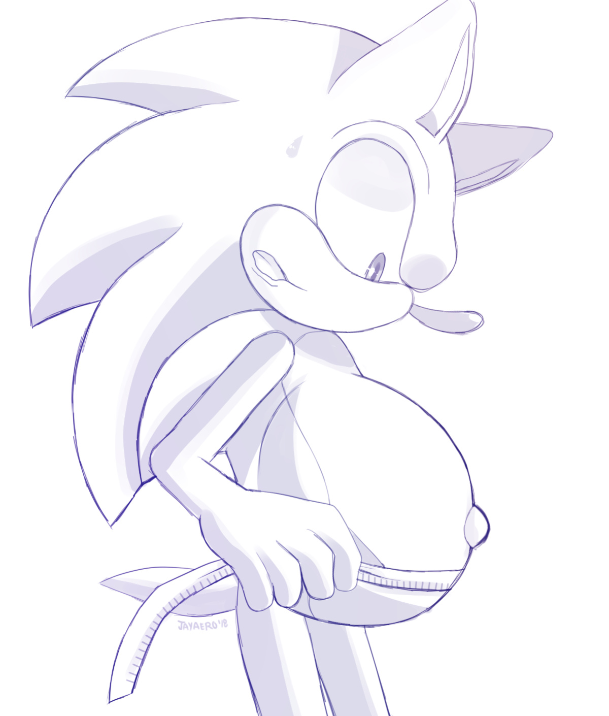 JayAero/BlueSeaMoon's Sonic Mpreg Art