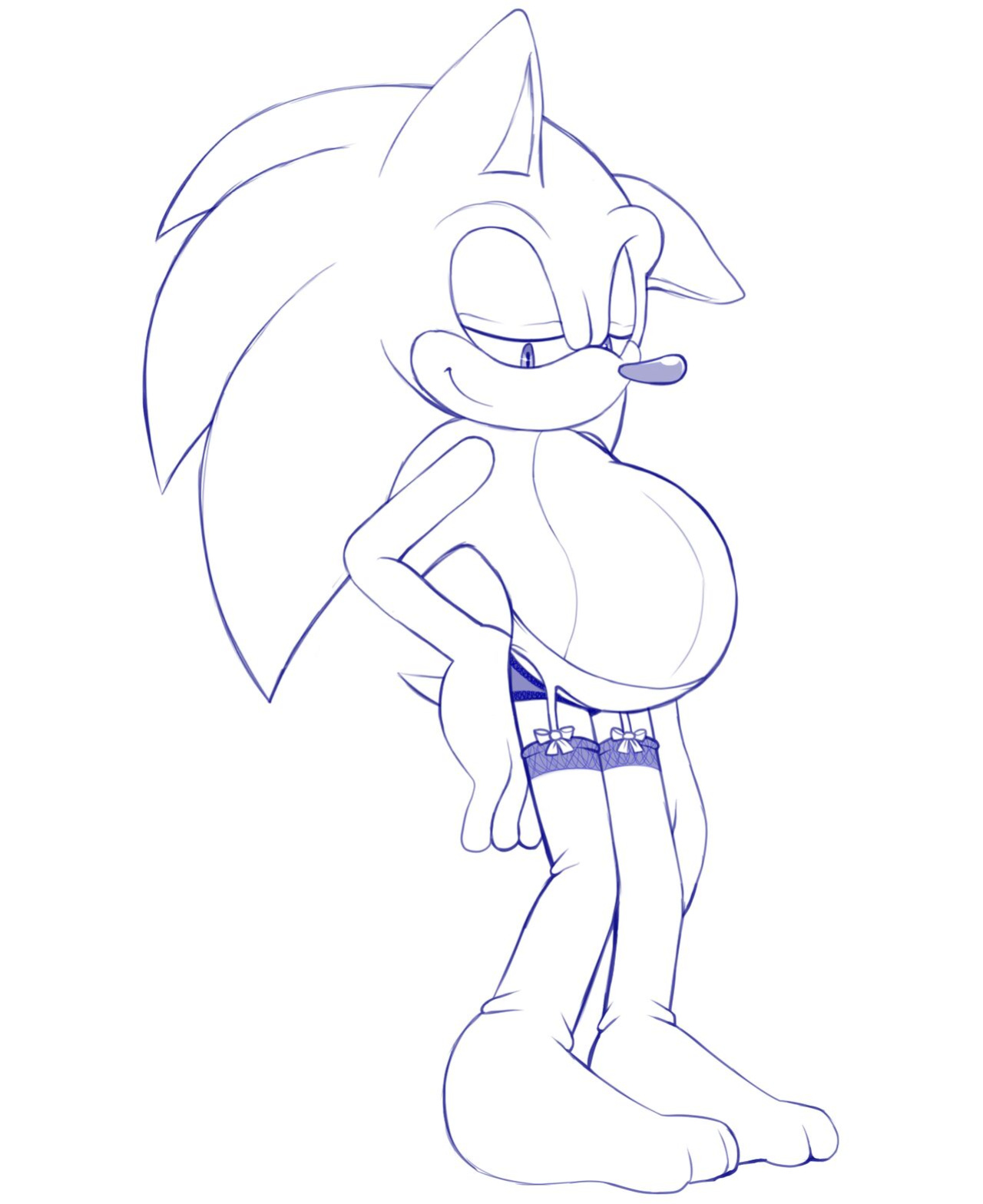 JayAero/BlueSeaMoon's Sonic Mpreg Art