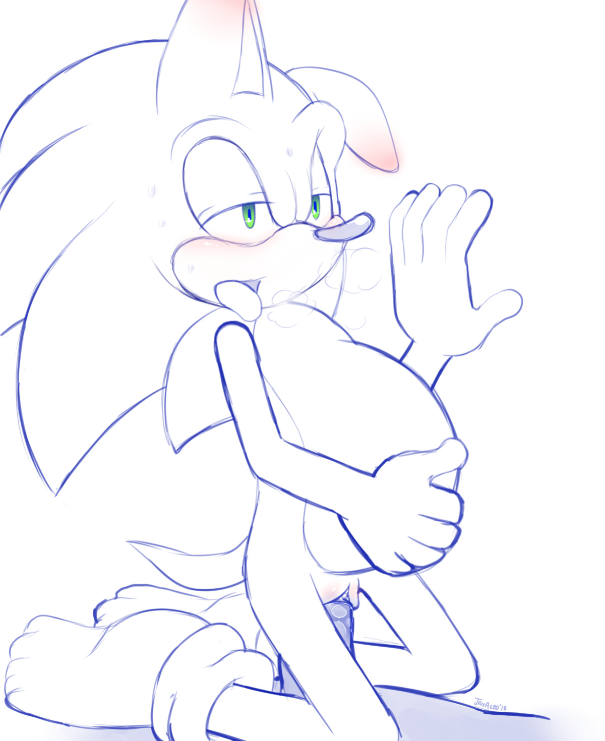 JayAero/BlueSeaMoon's Sonic Mpreg Art