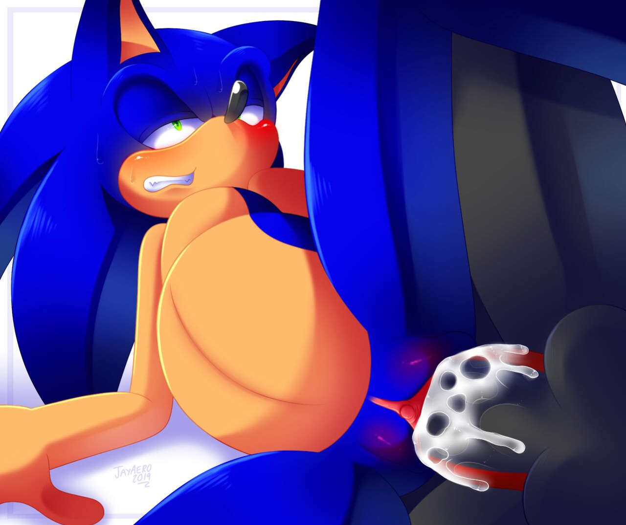 JayAero/BlueSeaMoon's Sonic Mpreg Art