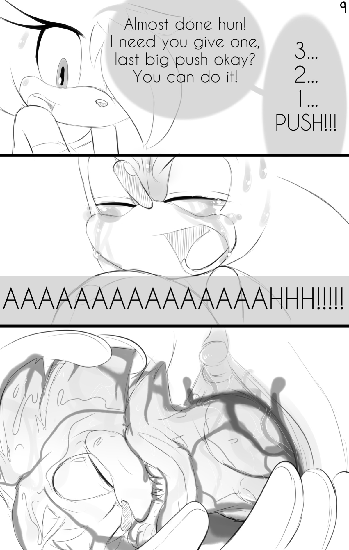 JayAero/BlueSeaMoon's Sonic Mpreg Art