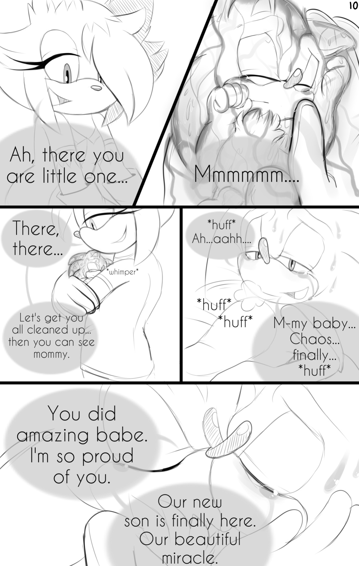 JayAero/BlueSeaMoon's Sonic Mpreg Art