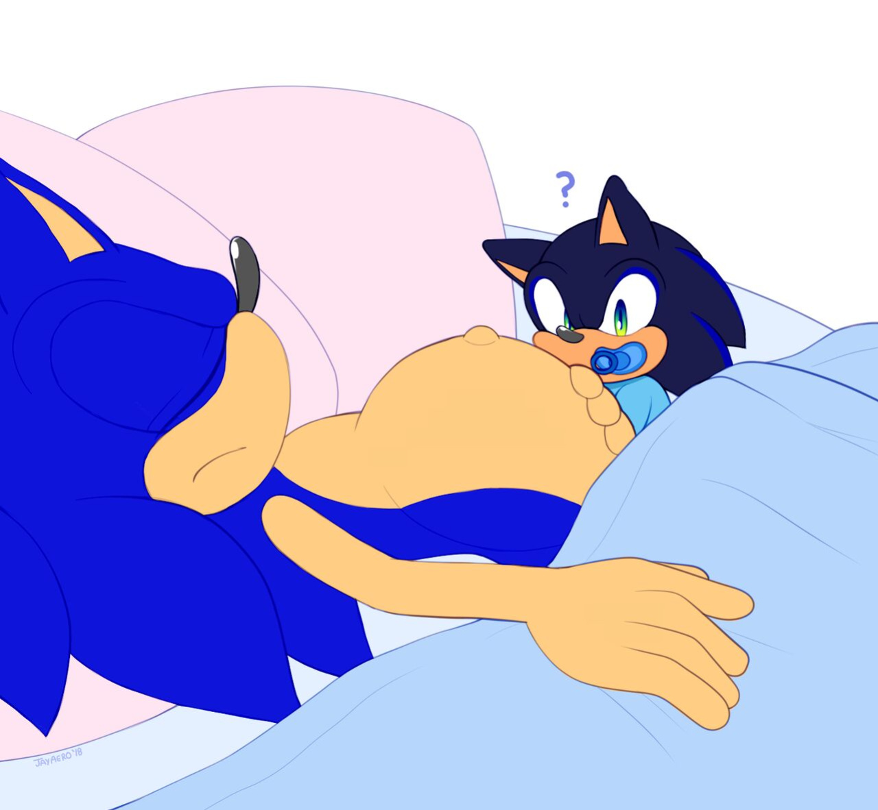 JayAero/BlueSeaMoon's Sonic Mpreg Art