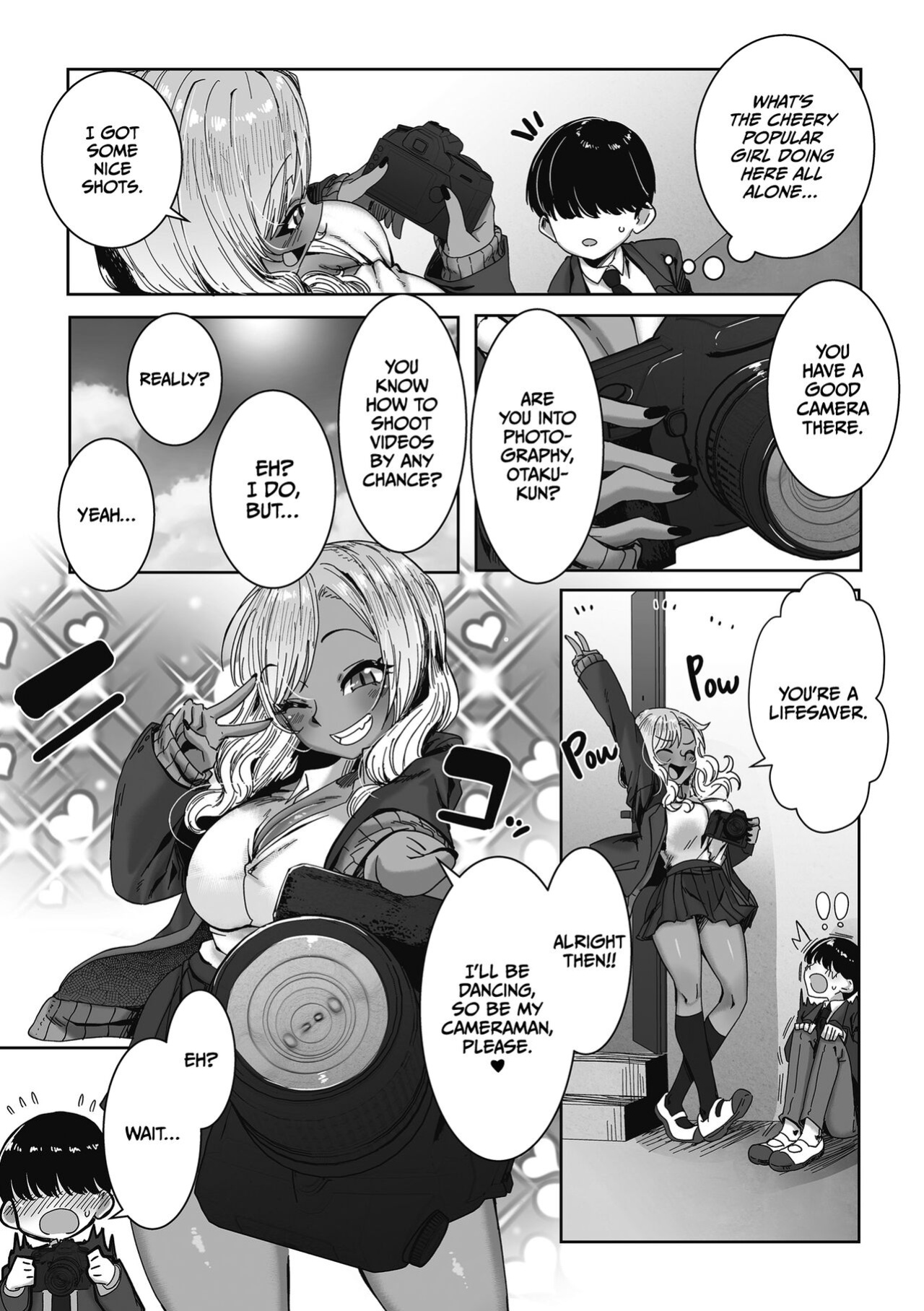[Bakuya] Otaku ni Yasashii Gal wa iru! | Gyarus Who Are Kind to Otaku Exist! [CulturedCommissions]