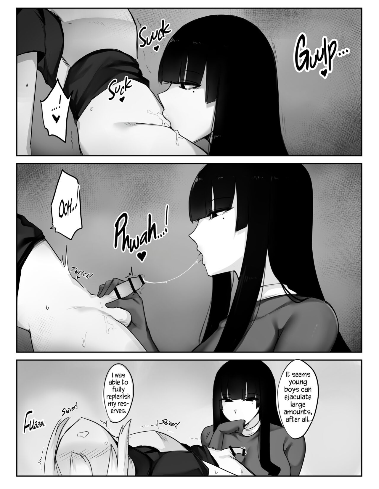 [Tesla pod (Elimiko)] Majutsushi Onee-san ga Maryoku Hokyuu Suru Tame ni Boukensha-kun kara Sakusei Suru Hanashi | Tale of a Mage Oneesan Who Milks an Adventurer to Replenish Her Magical Power [Thana]