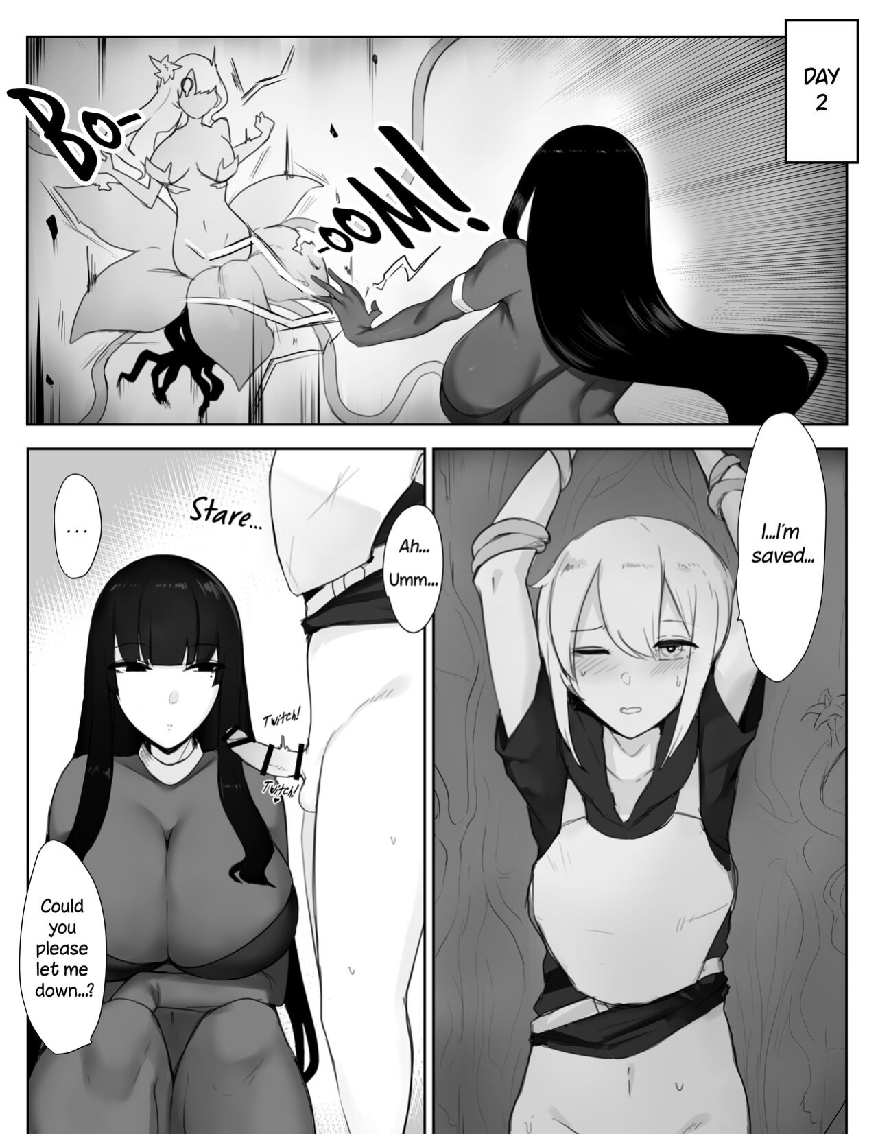 [Tesla pod (Elimiko)] Majutsushi Onee-san ga Maryoku Hokyuu Suru Tame ni Boukensha-kun kara Sakusei Suru Hanashi | Tale of a Mage Oneesan Who Milks an Adventurer to Replenish Her Magical Power [Thana]