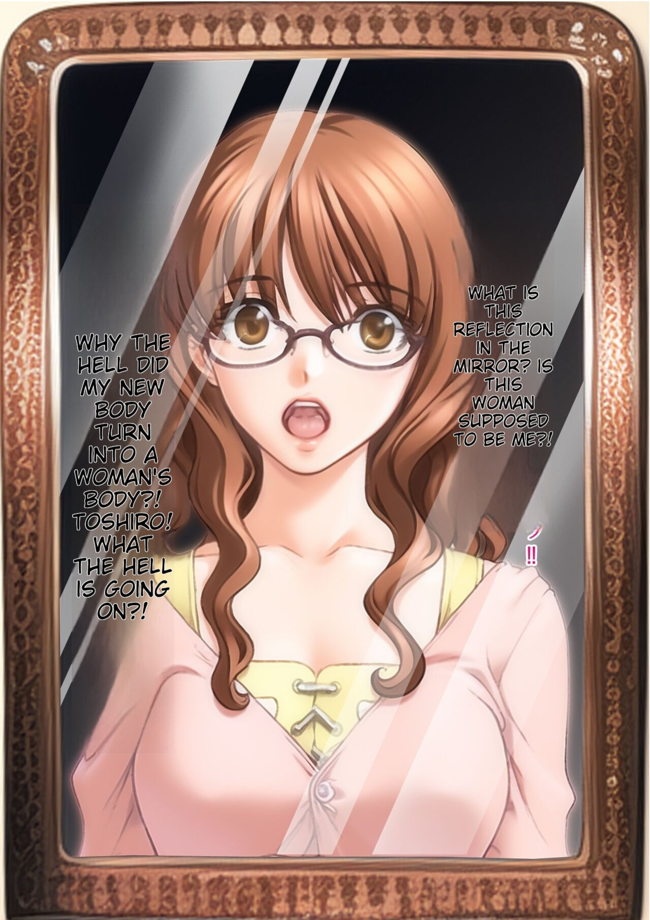 [Kyousei TSF no Ohanashi (Sano Toshihide)] Noumiso Ishokukei ~Kyousei Seitenka~ Musuko no Inran Tsuma ni Sareta Chichioya no Hanashi ichigoreader