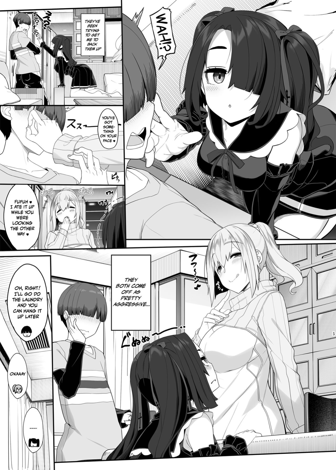 [Kirintei (Kirin Kakeru, Kouri)] Wake Ari Josei wa Yoru no Ecchi de Shirokuro Tsuketai | A Flawed Pair of Girls Want To Settle Things Through A Night Of Sex
