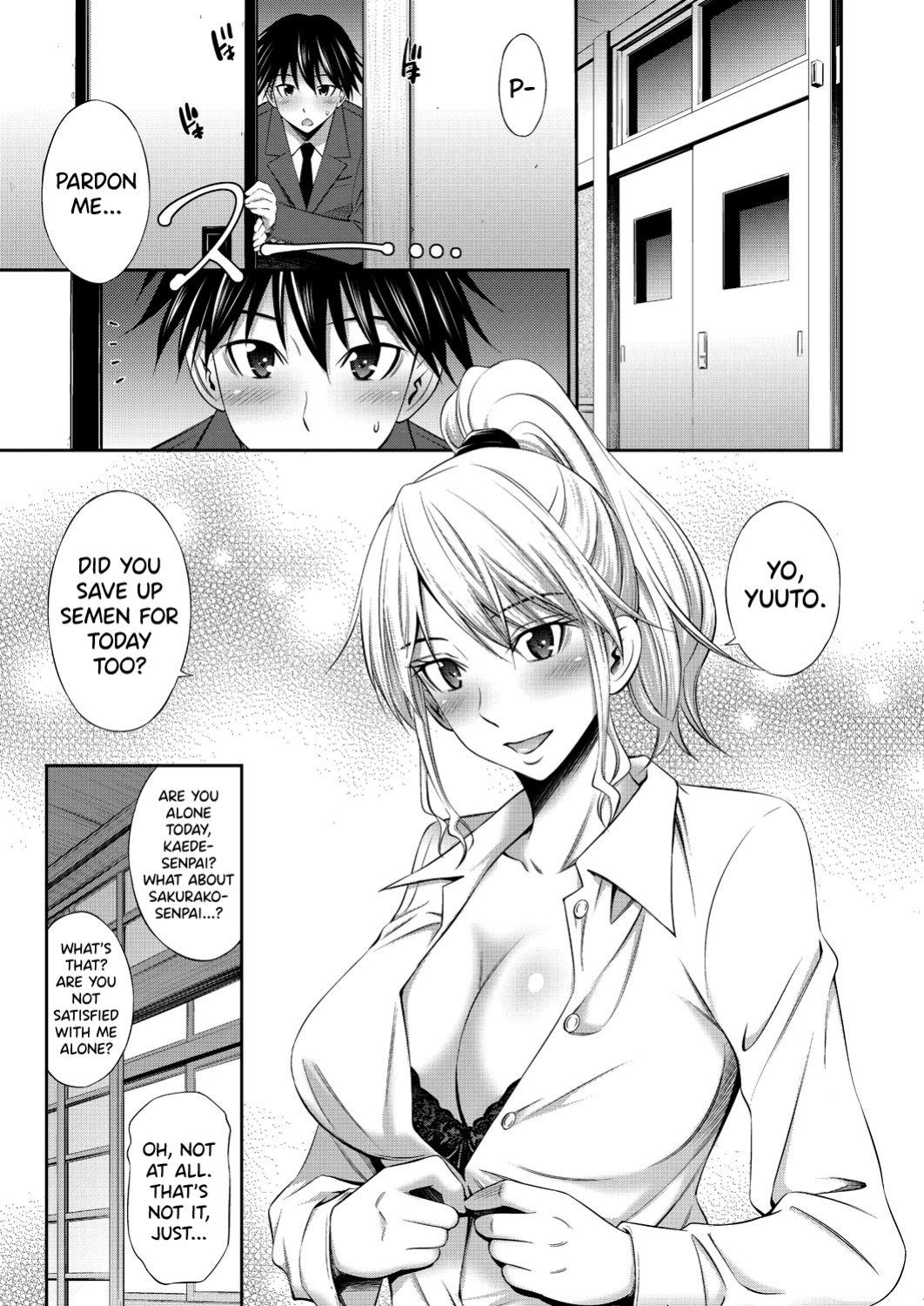[Sabashi Renya] Senpai-tachi to no Gakuen Seikatsu Ch. 1-5 [biribiri]