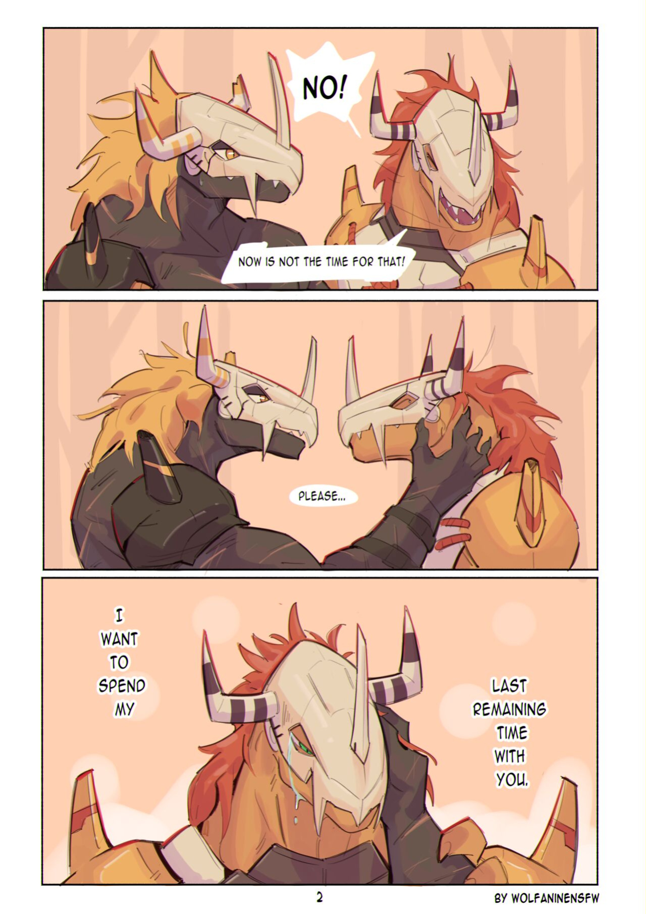 [Wolfanine] Goodbye (Digimon)