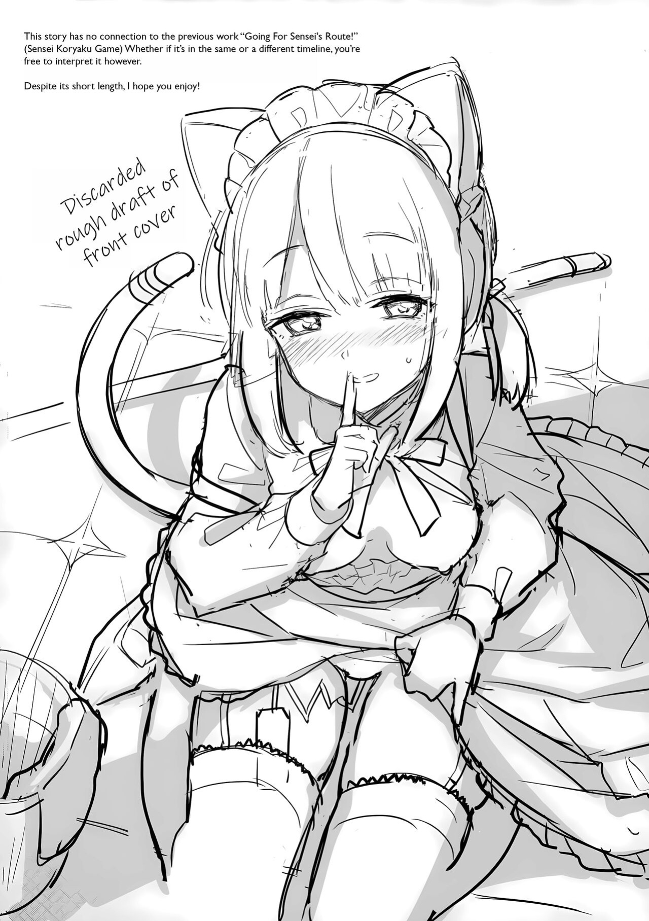 (C103) [K+W (sasachinn)] Sensei, Minna ni wa Naisho Desu yo? (Blue Archive) [YetAnotherTranslator]