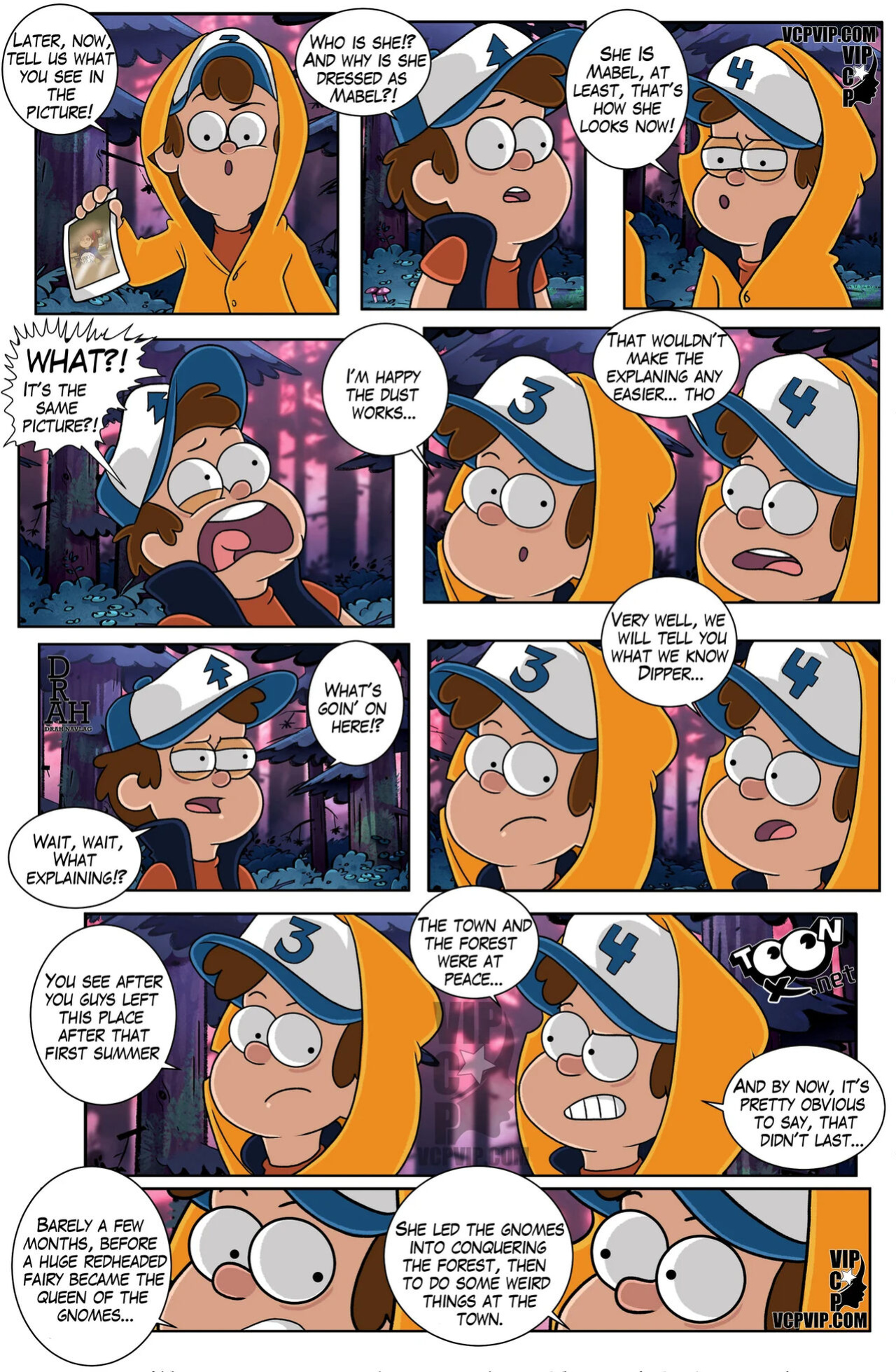 A Summer Of Pleasure 1-5 (Gravity Falls)(Drah Navlag)(Reuploaded)(I Found All Of Them :))