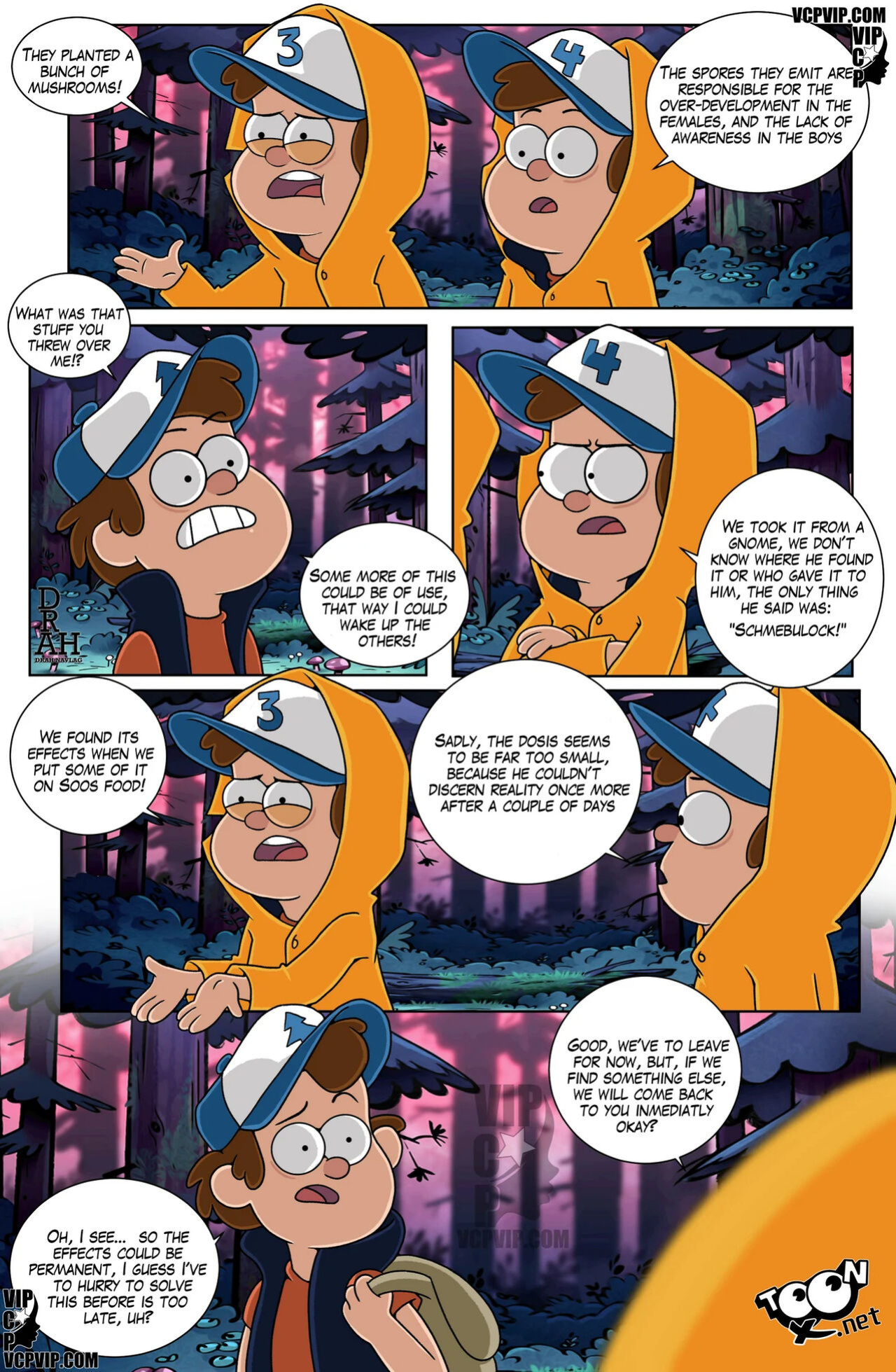 A Summer Of Pleasure 1-5 (Gravity Falls)(Drah Navlag)(Reuploaded)(I Found All Of Them :))