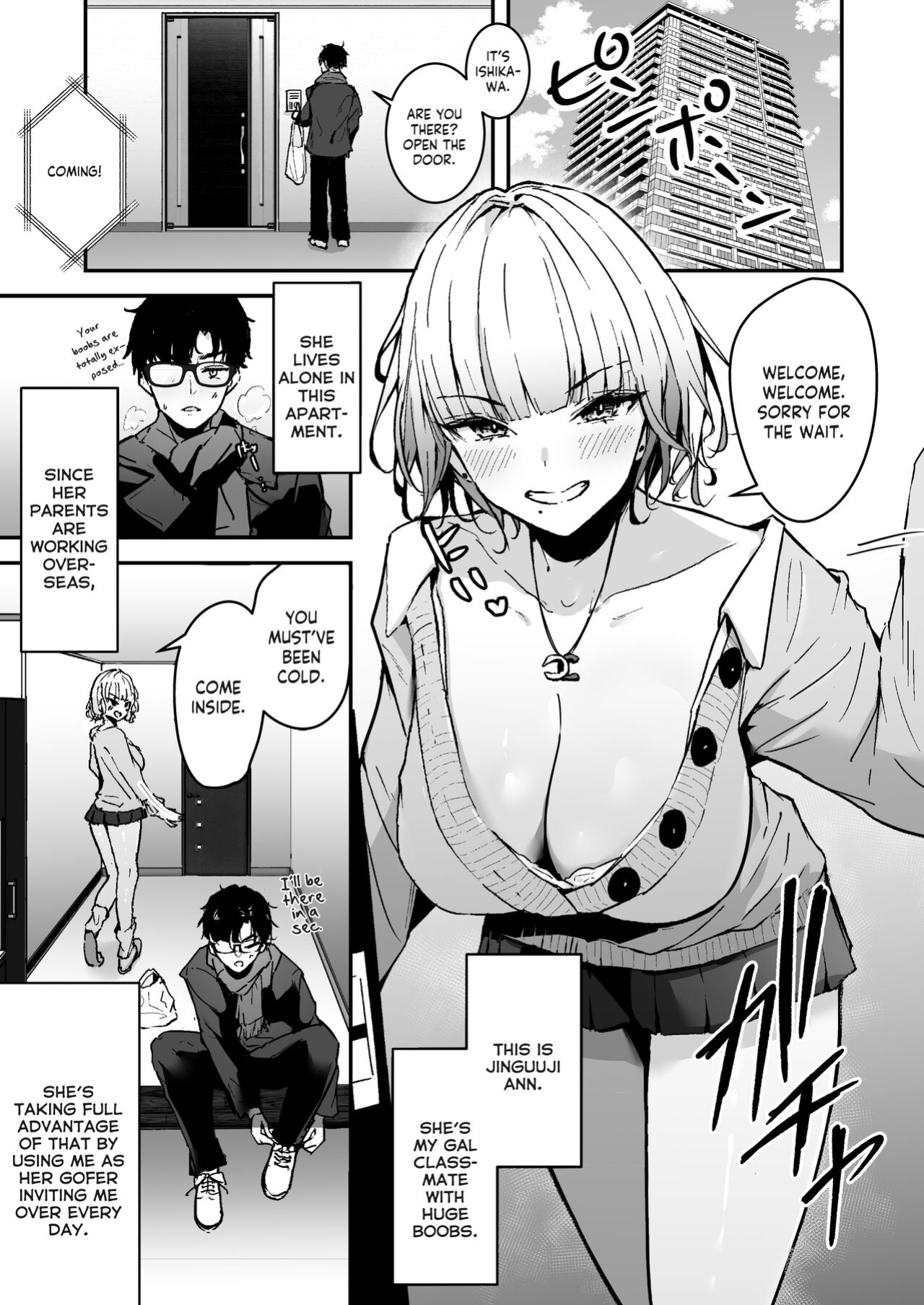 [Unitoshiki] Kinpatsu Chounyuu Gal ni Gyaku Deriheru Atsukai Sarete Iru Ore no Hanashi | Blonde Gal with Huge Tits Treats Me Like a Manslut [flowerswamp]