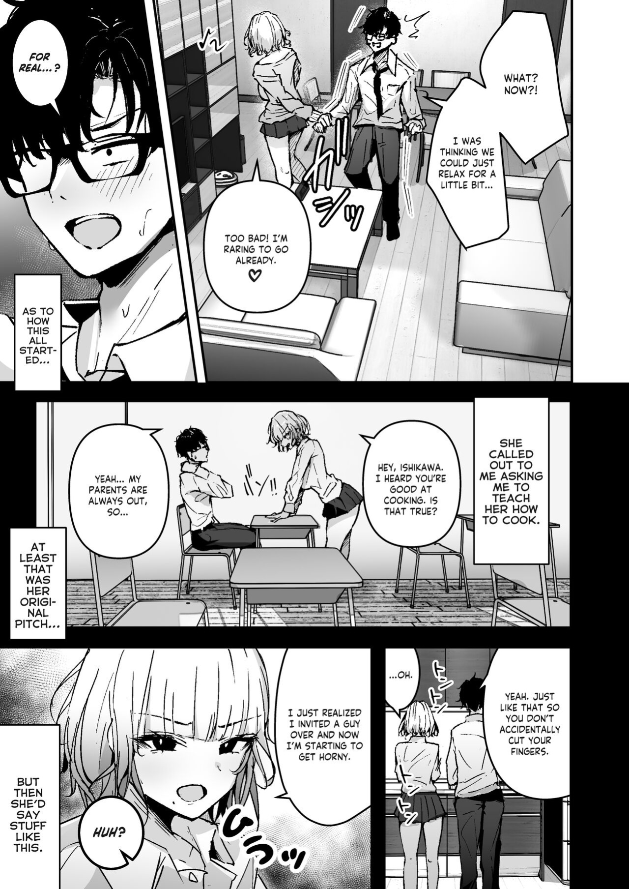 [Unitoshiki] Kinpatsu Chounyuu Gal ni Gyaku Deriheru Atsukai Sarete Iru Ore no Hanashi | Blonde Gal with Huge Tits Treats Me Like a Manslut [flowerswamp]