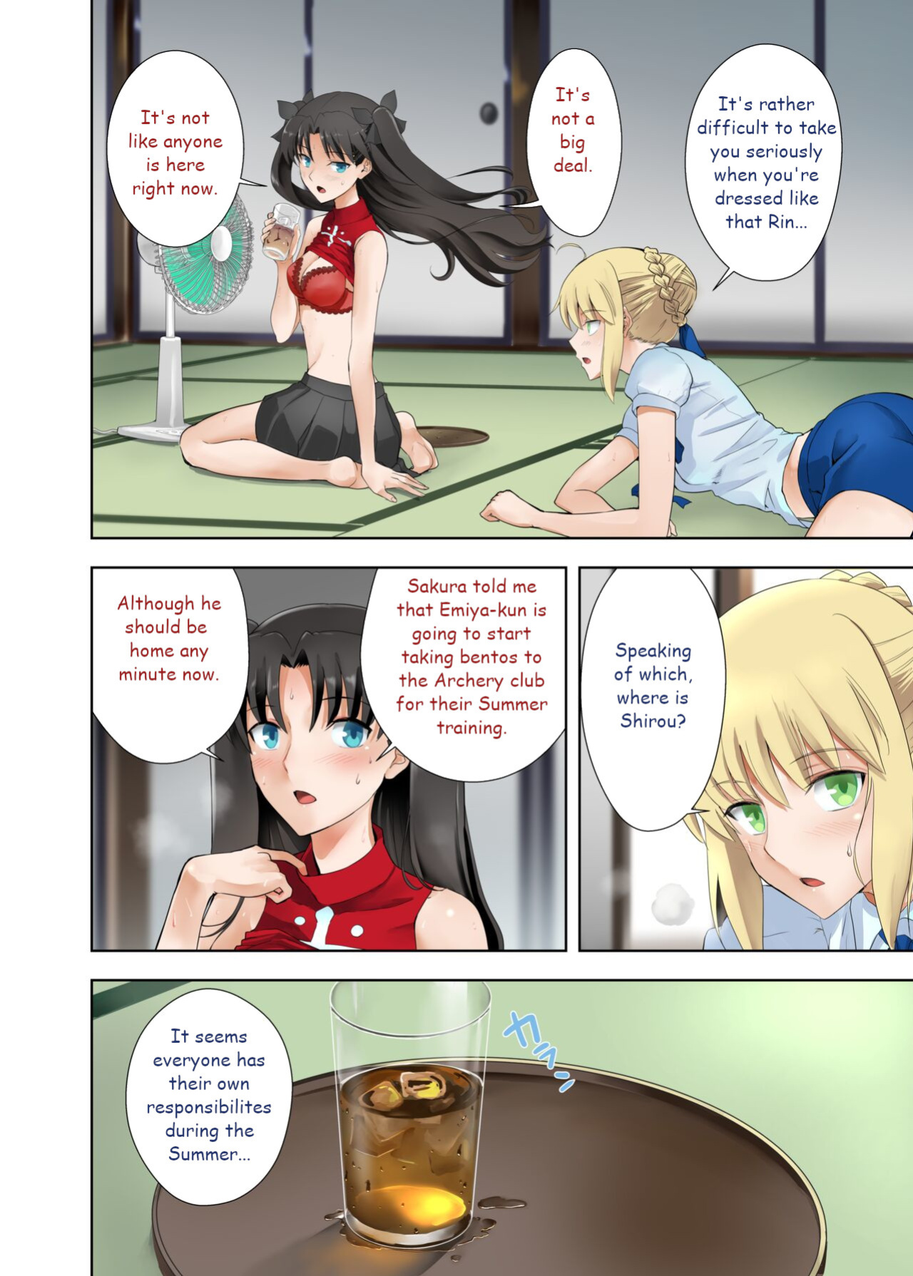 Saber's Summer Vacation