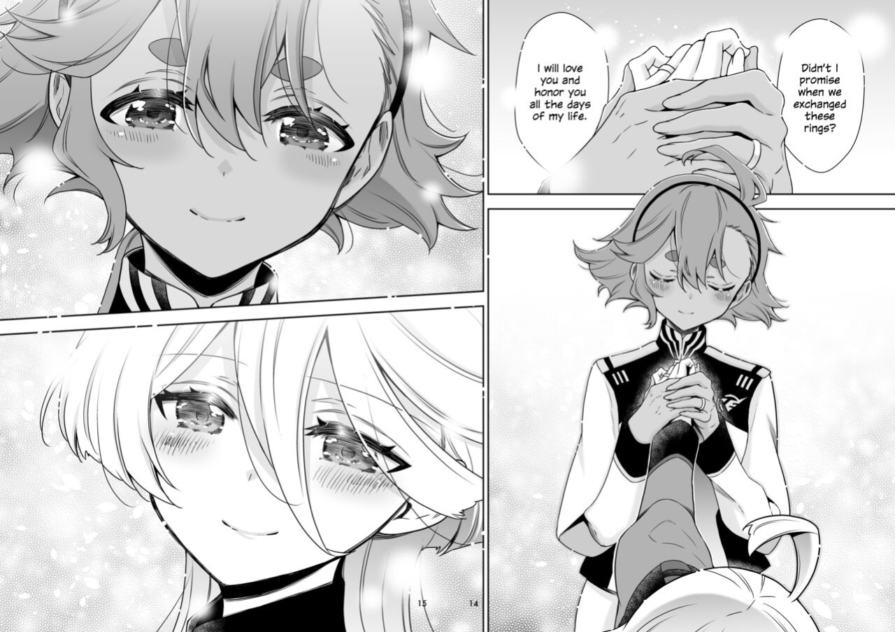 [Waterfall (Takano Saku)] Shiawase na Hibi -if- | Days of Happiness -if- (Mobile Suit Gundam: The Witch from Mercury)