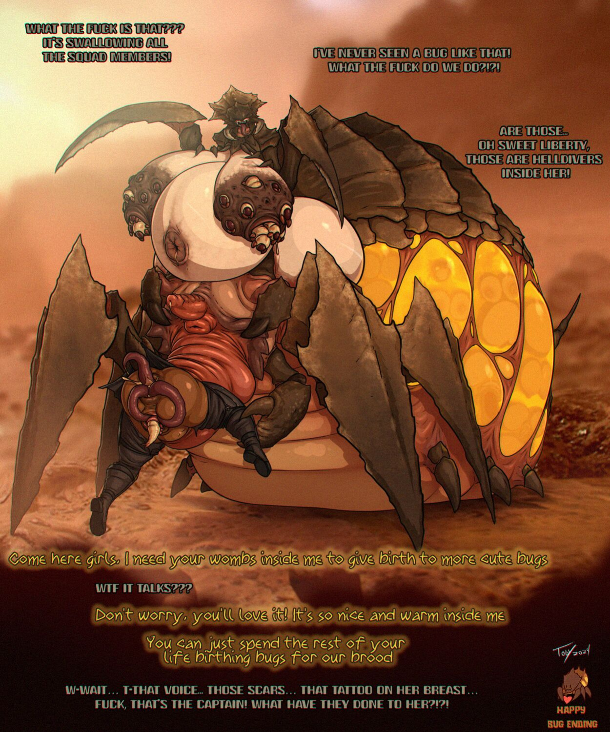[TOBY_ART] Bugged Helldiver