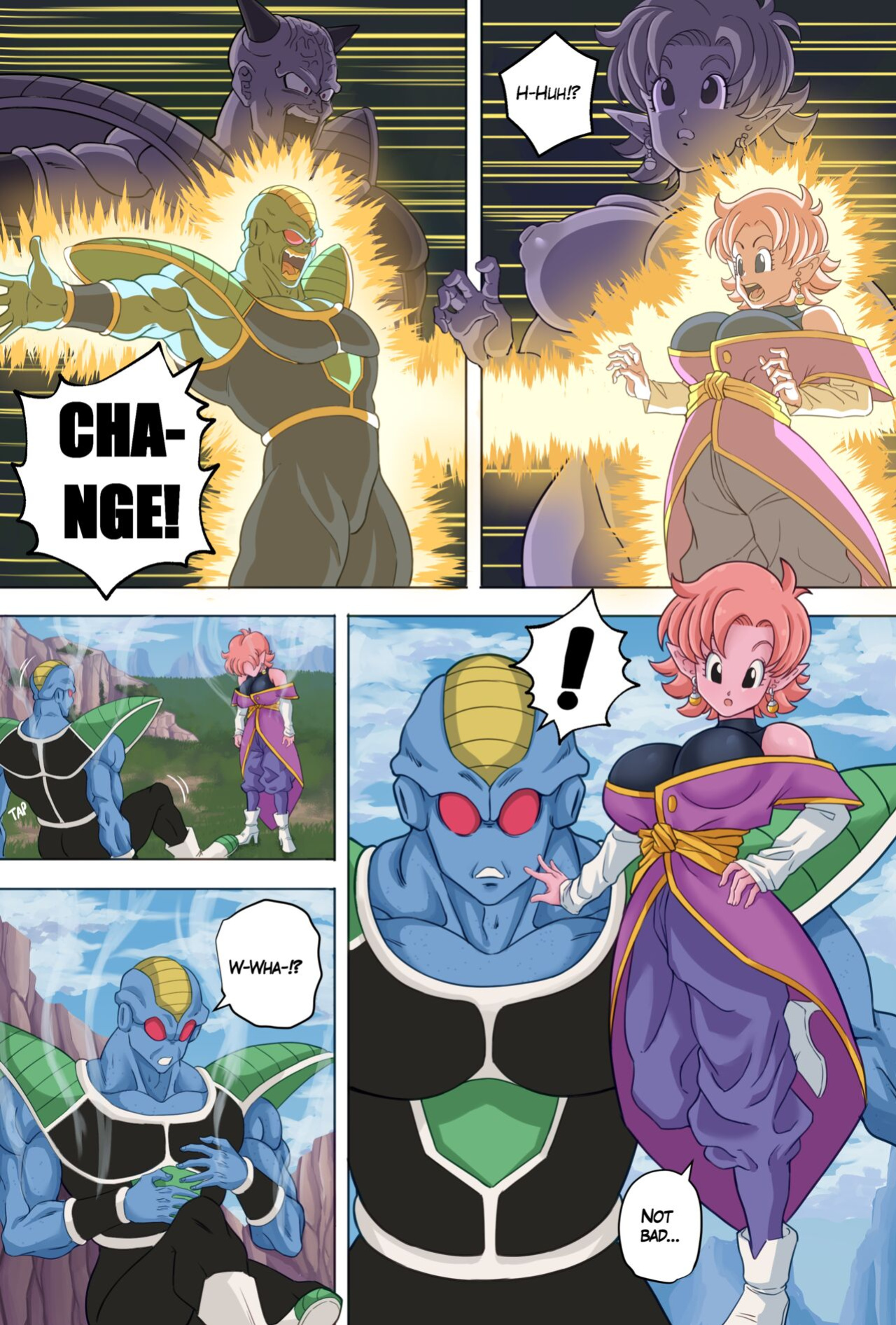 AxlexCima: Body Swap! Pt.7! (Dragon Ball Z) (Completed) English