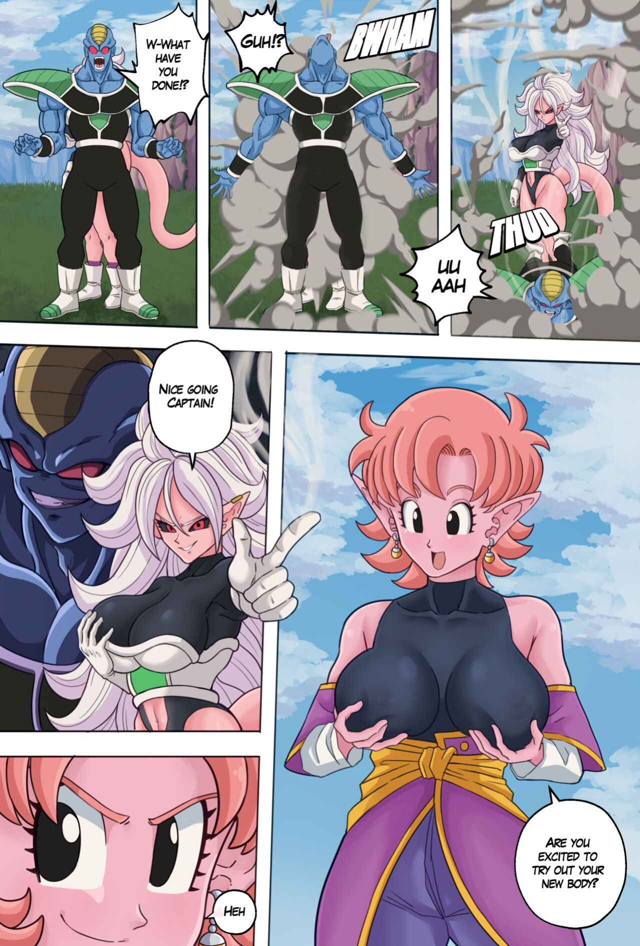 AxlexCima: Body Swap! Pt.7! (Dragon Ball Z) (Completed) English