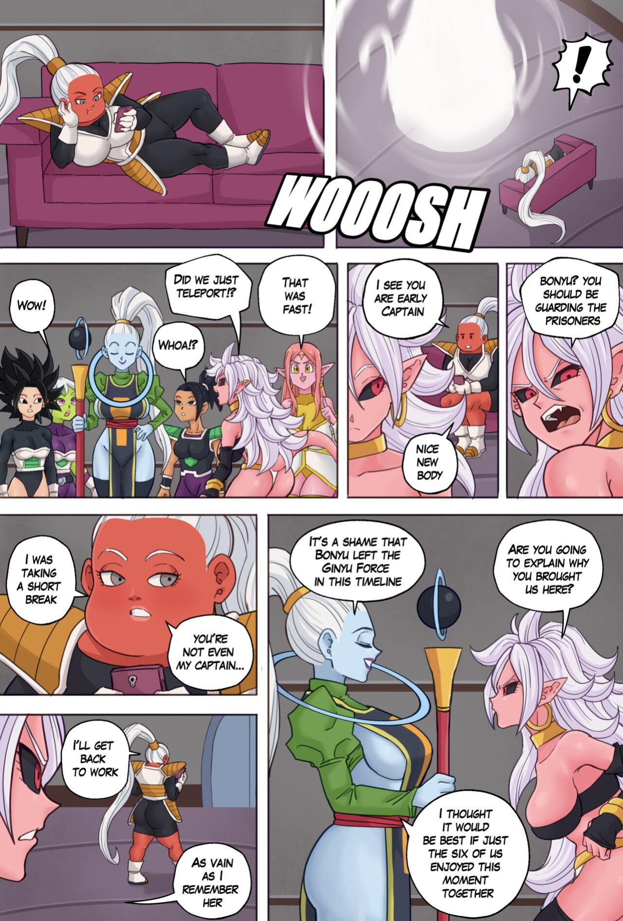 AxlexCima: Body Swap! Pt.8! (Dragon Ball Z) (Completed) English