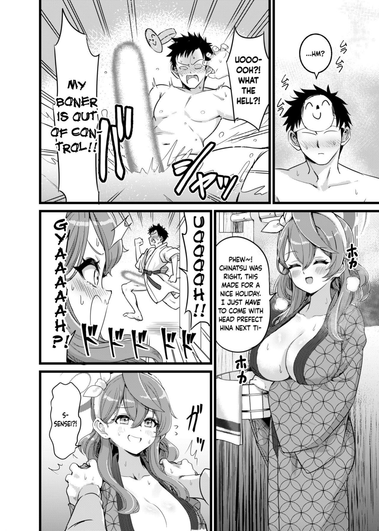 [Hannari Ashigaru (pizzasi)] Yukemuri Biyaku Jiken!! Tatakae!! SEX Avengers!! | The Hot Springs Aphrodisiac Incident! Fight on, SEX Avengers!! (Blue Archive) [Douzo Lad Translations]