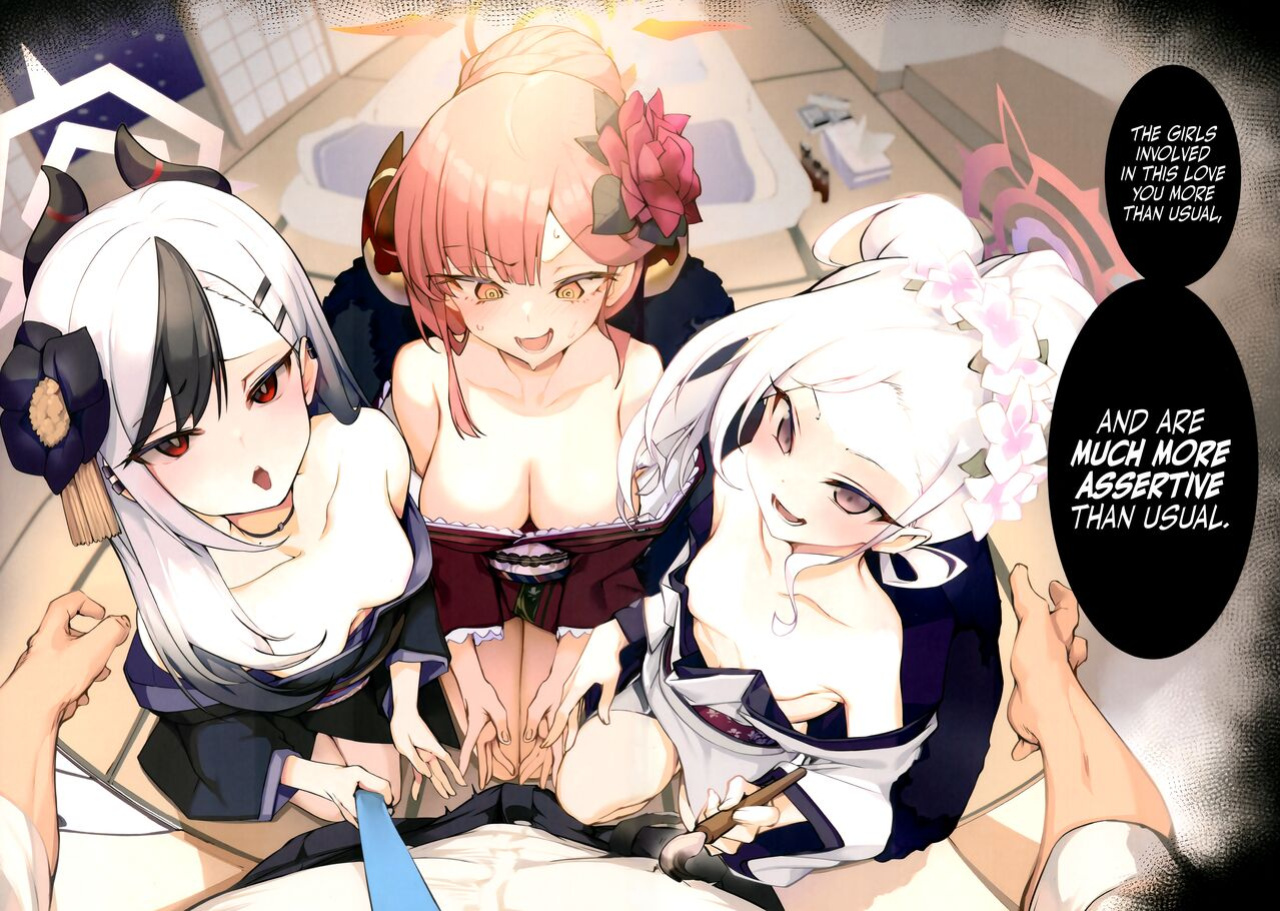 (C103) [Armadillo (Renji)] I’ll Handle Your Pent-Up Lust! Sensei! We Really Love You, So... We’ve Come Up With A Way To... Relieve You❤ (Blue Archive) [head empty]