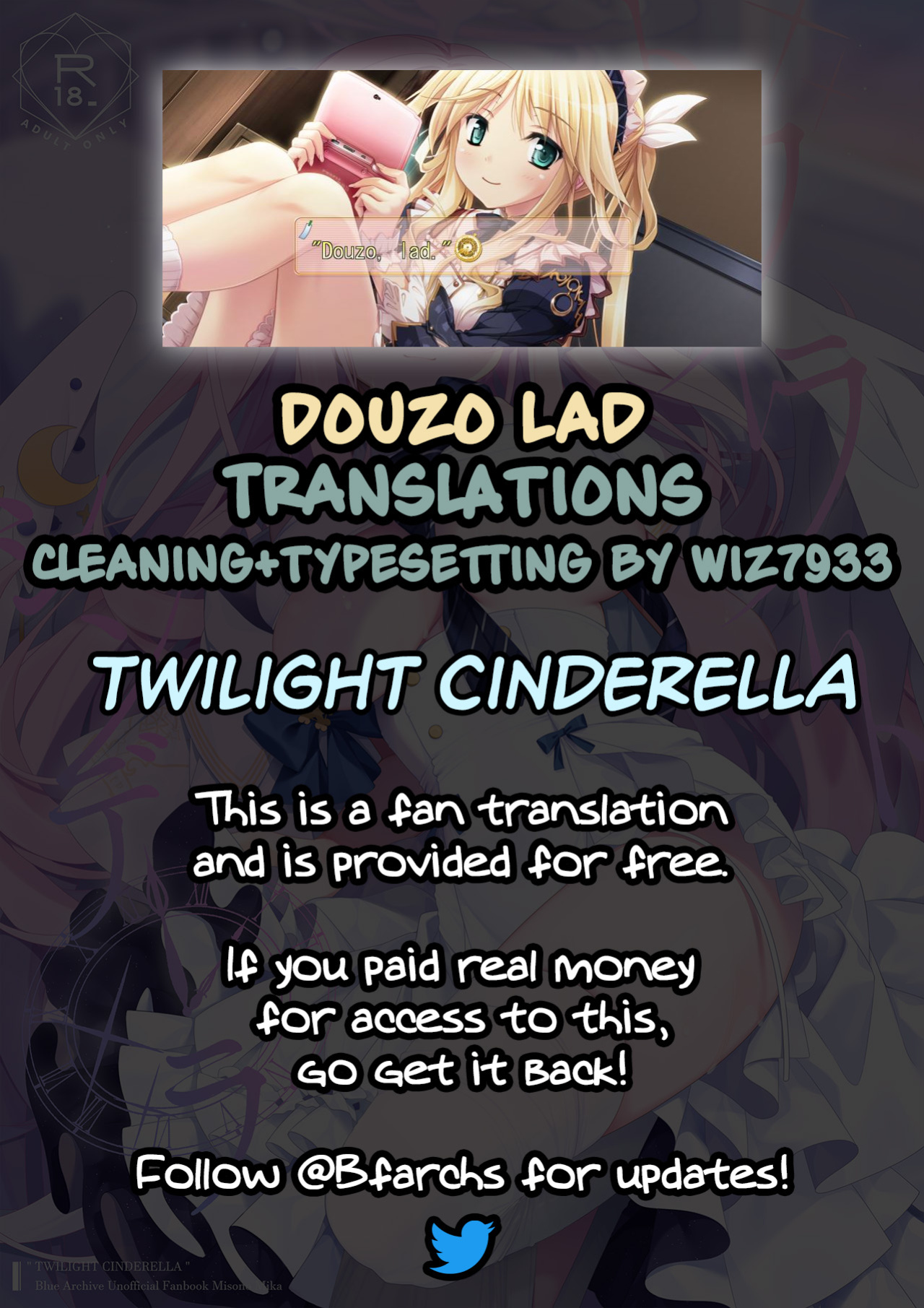 [Chocolate Synapse (Shika Yuno)] Twilight Cinderella (Blue Archive) [Douzo Lad Translations]
