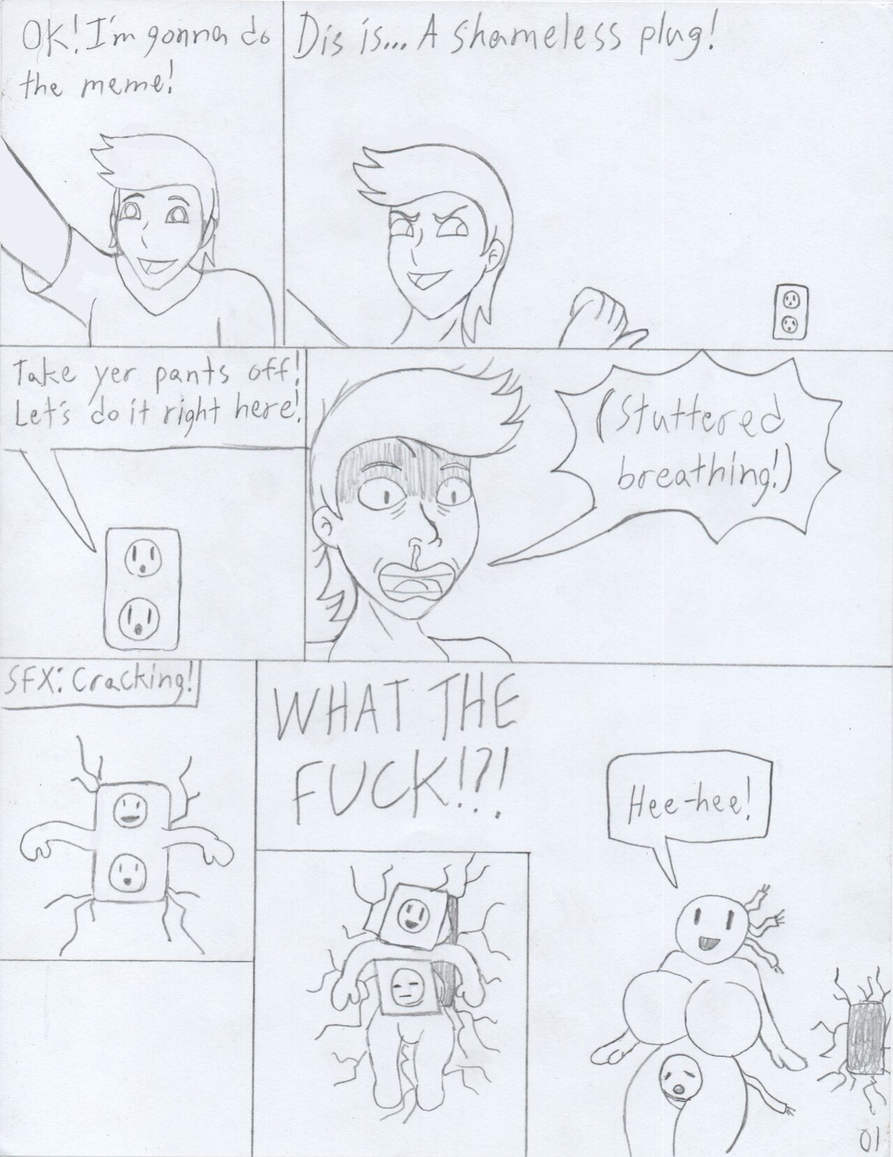 Plugged In (Foxtide888) (Sketch Comic)