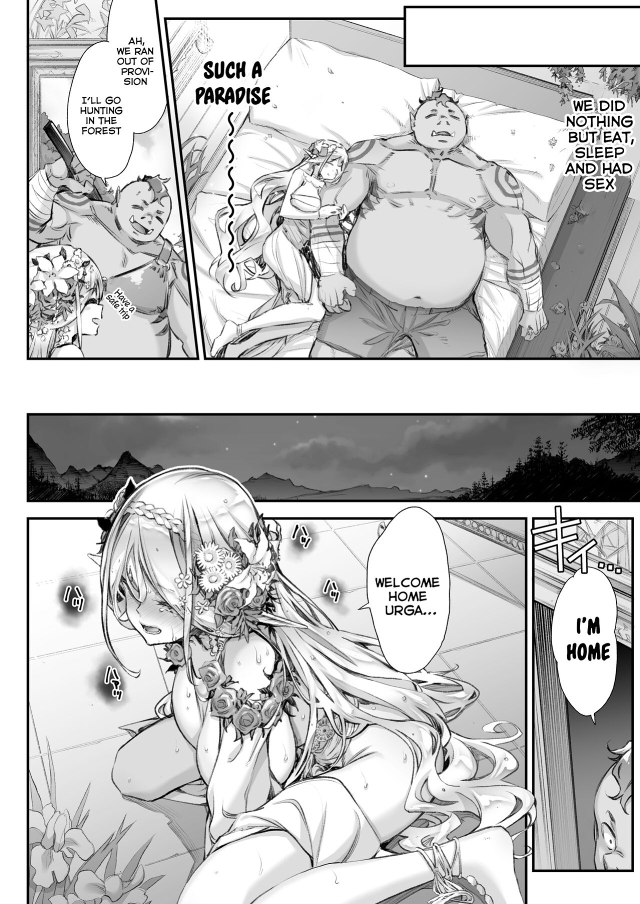 [Ichinose Land] Midara na Elf-san wa Orc-kun ga Osuki 2 [Tomoshibi+SquigglesJP]
