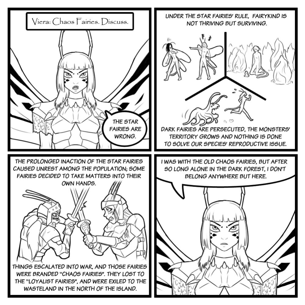 Fairies vs Tentacles - Character Questions